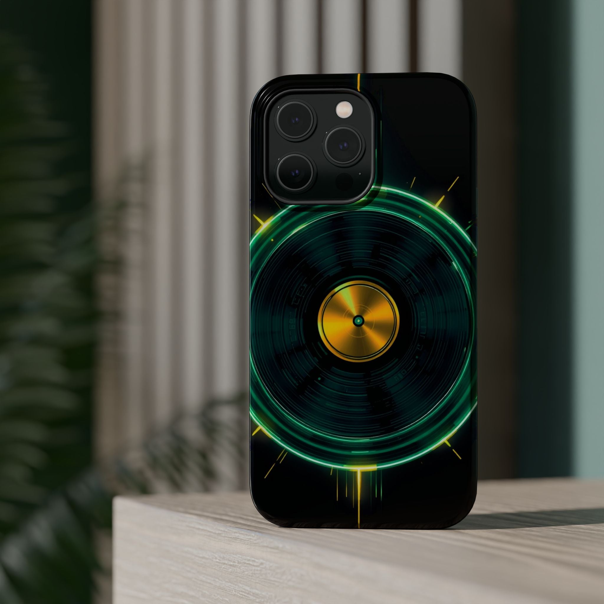 iPhone Dreamy Record Vinyl Spin Design Slim Everyday Designer Case · iPhone Case