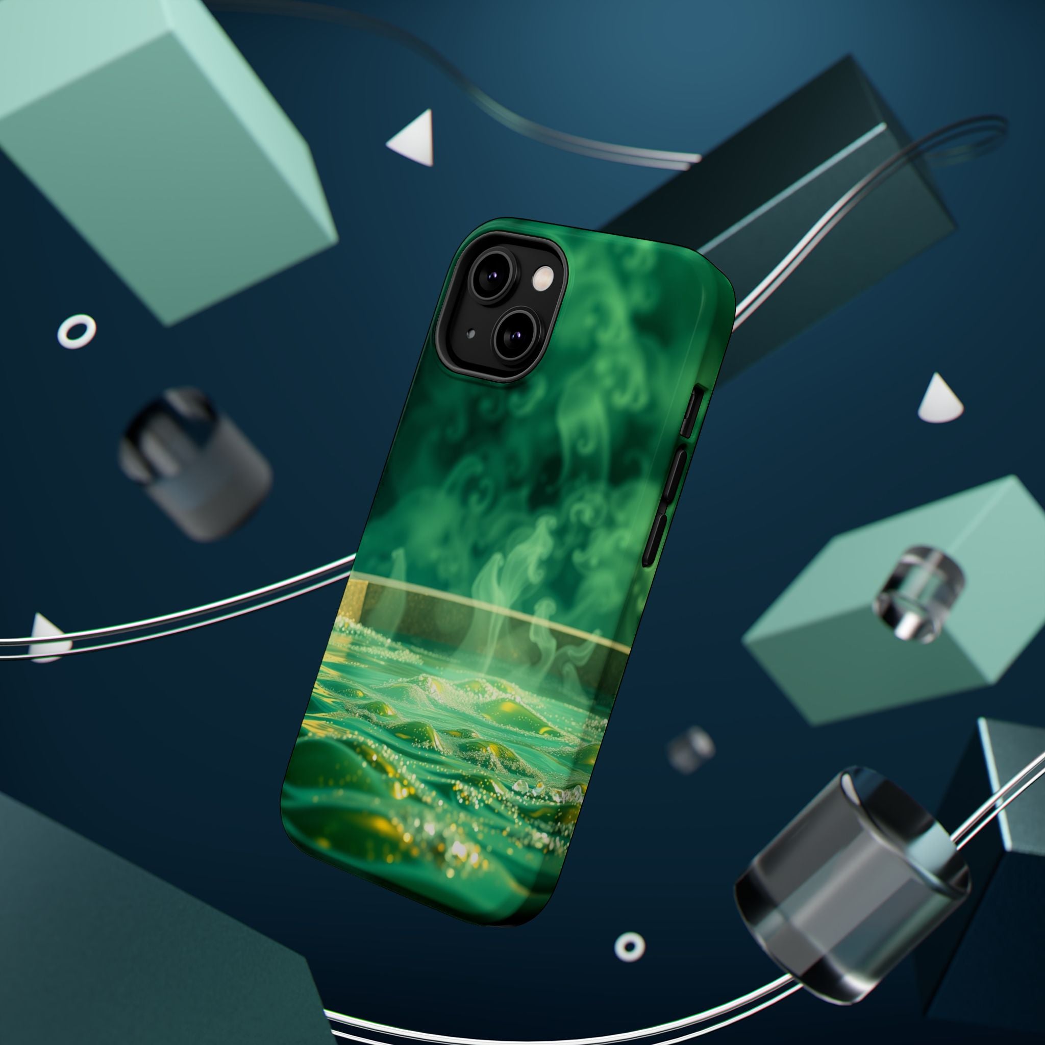 iPhone Hot Spring Steam Cinematic Art Slim Everyday Designer Case · iPhone Case