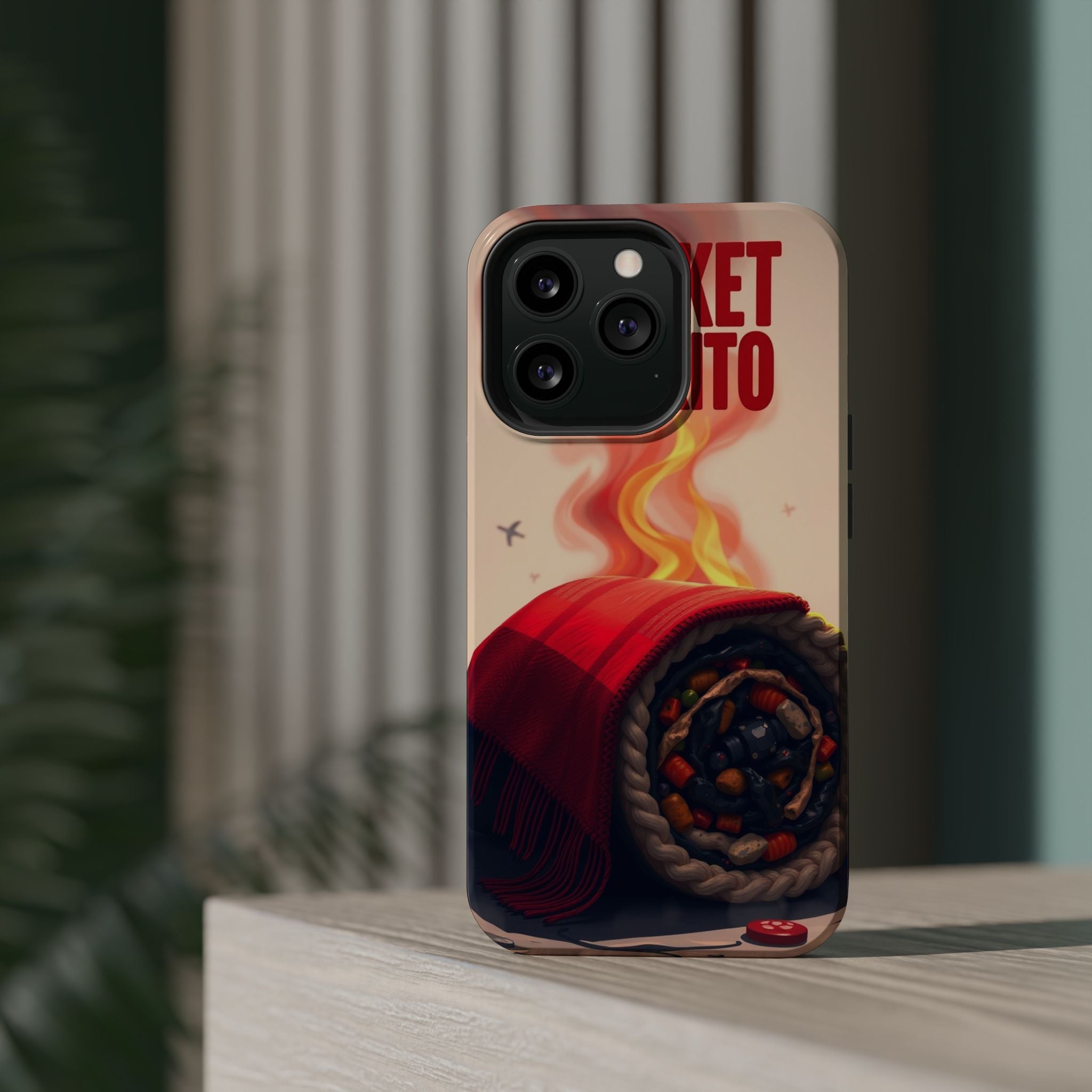 iPhone Serene Blanket Burrito Design Slim Everyday Designer Case · iPhone Case
