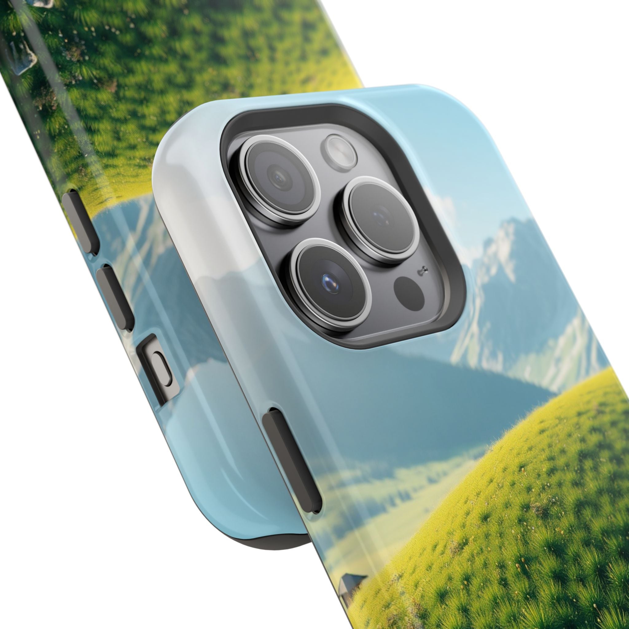 iPhone Vibrant Alpine Meadow Design Slim Everyday Designer Case · iPhone Case