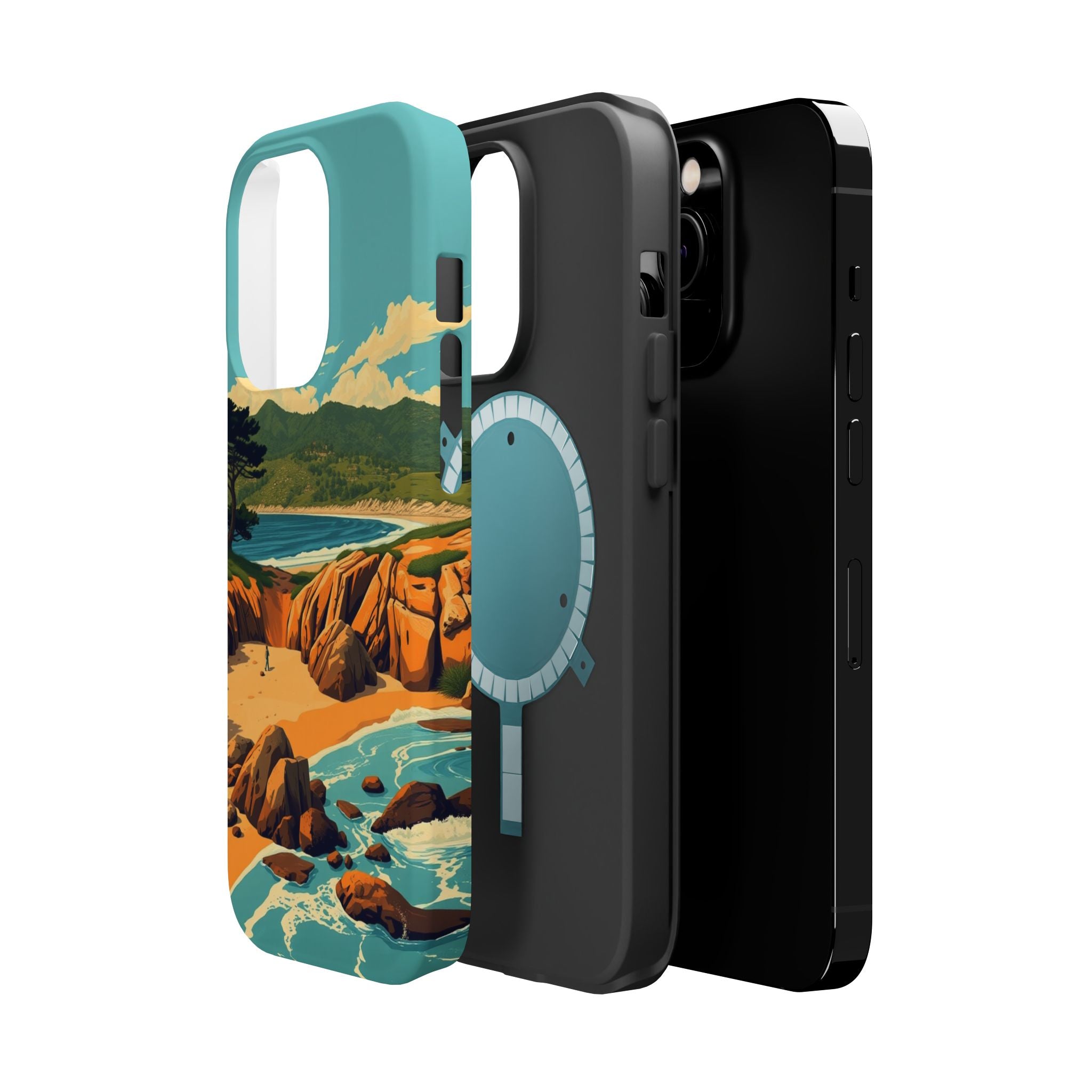 iPhone Pebble Beach Vintage Retro Poster Slim Everyday iPhone Designer · iPhone