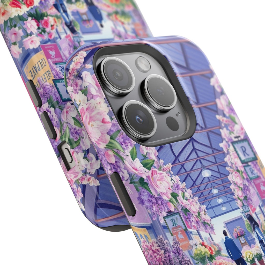 iPhone Flower Market Cinematic Art Clean Minimal Snap Cas Slim Snap Case · iPhon