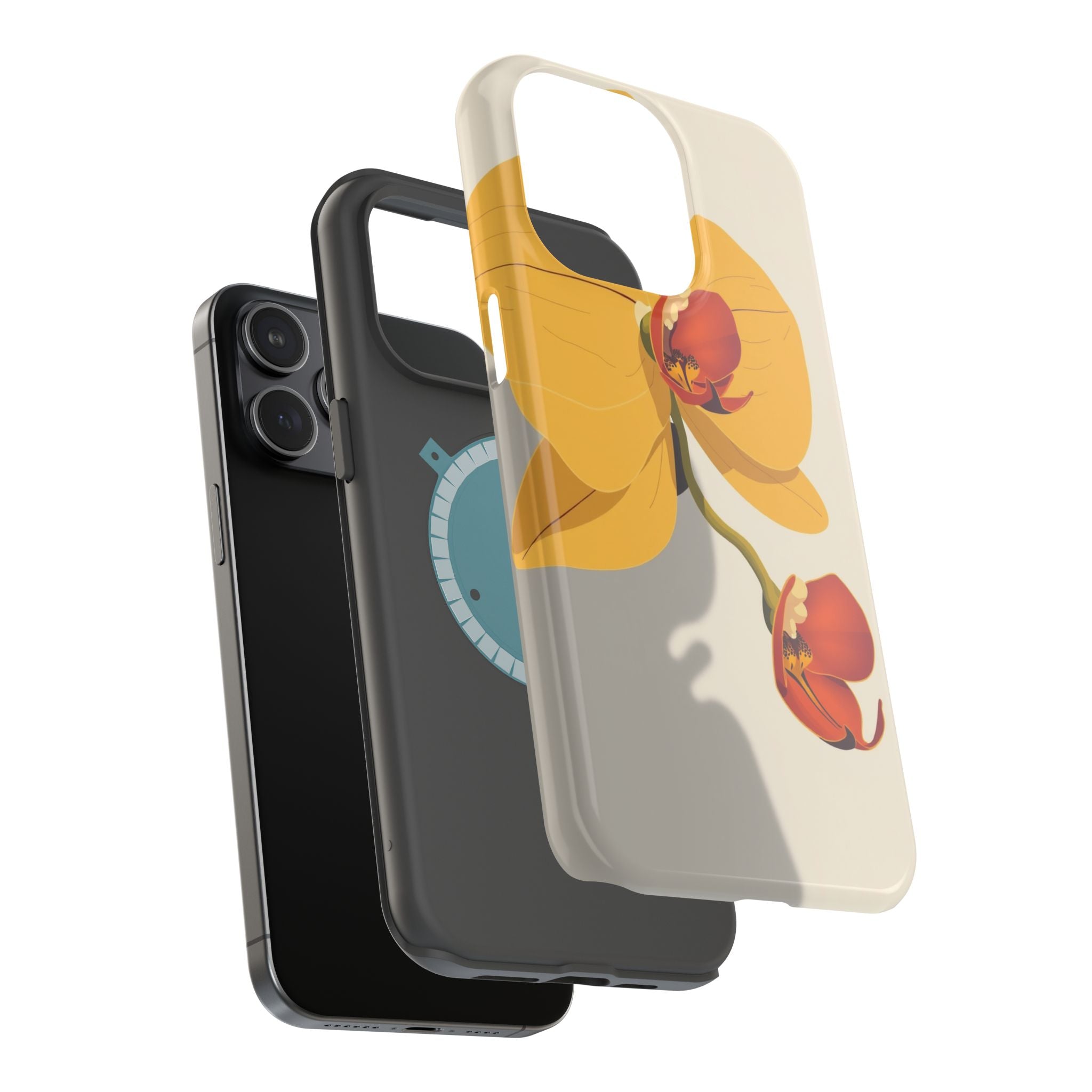 iPhone Vibrant Orchid Study Design Bold Modern Everyday Snap Case · iPhone Case