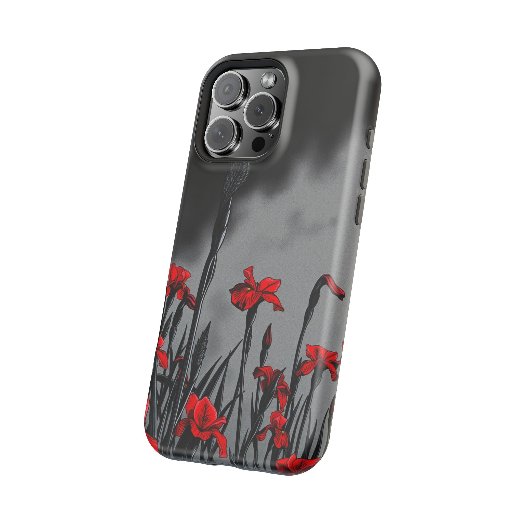 iPhone Iris Garden Cinematic Art Soft Finish Everyday Cas Slim Snap Case · iPhon