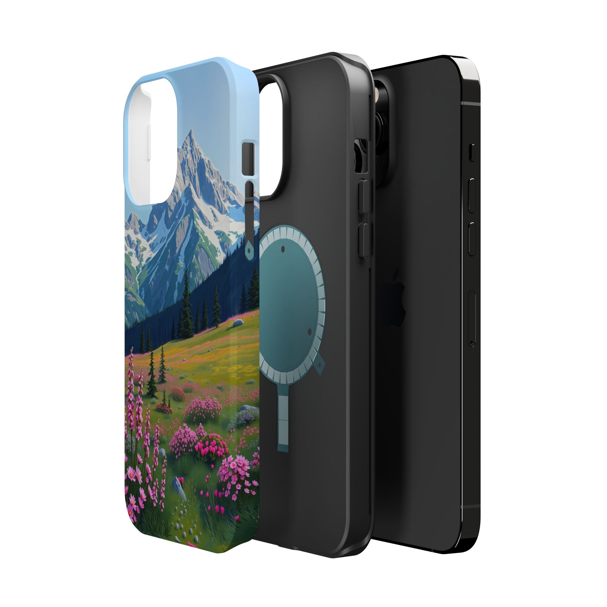 iPhone Earthy Alpine Meadow Design Bold Modern Everyday Snap Case · iPhone Case