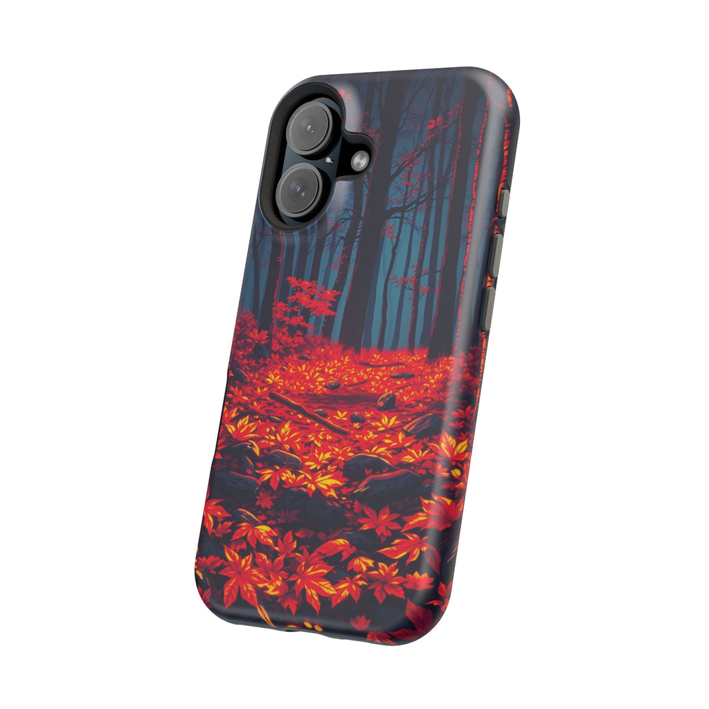 iPhone Black And Crimson Autumn Forest Floor Slim iPhone Everyday · iPhone Case