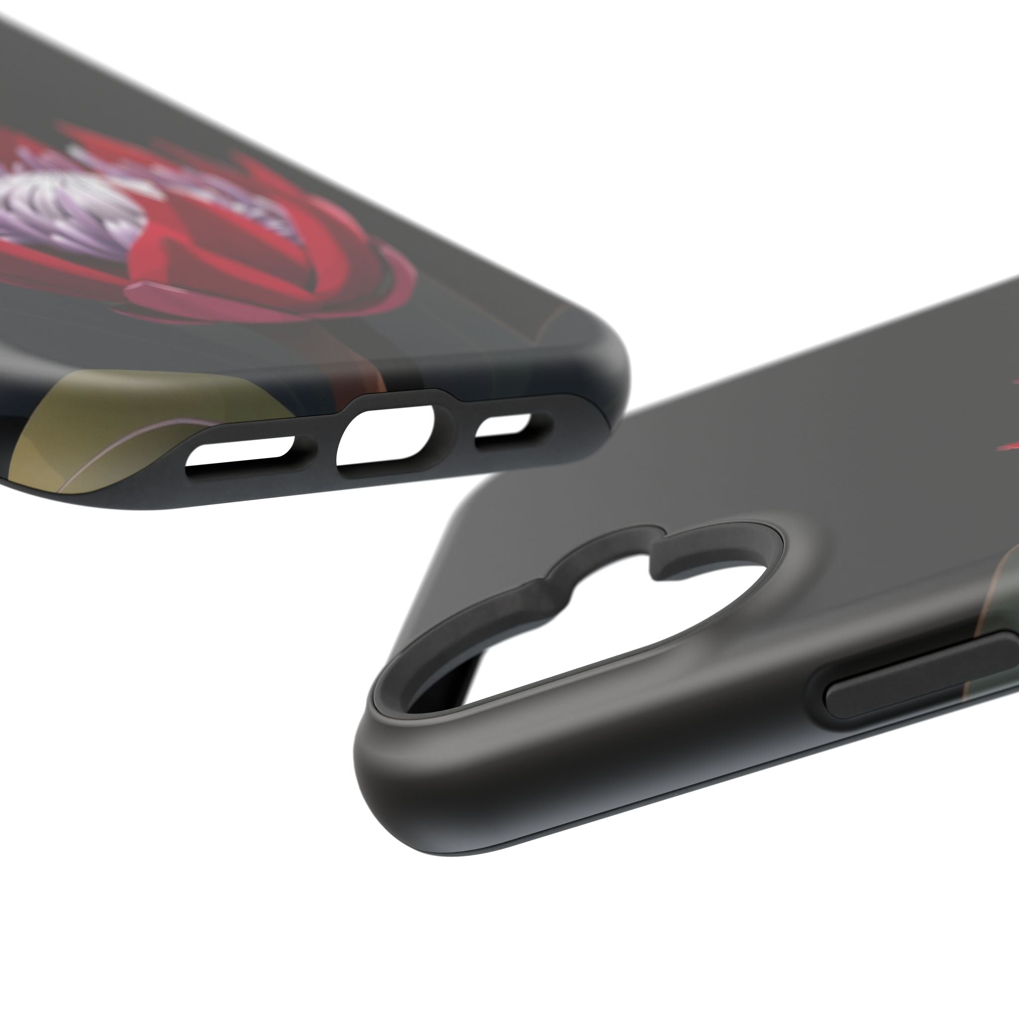 iPhone Black And Crimson Protea Bold Slim Everyday Designer Case · iPhone Case