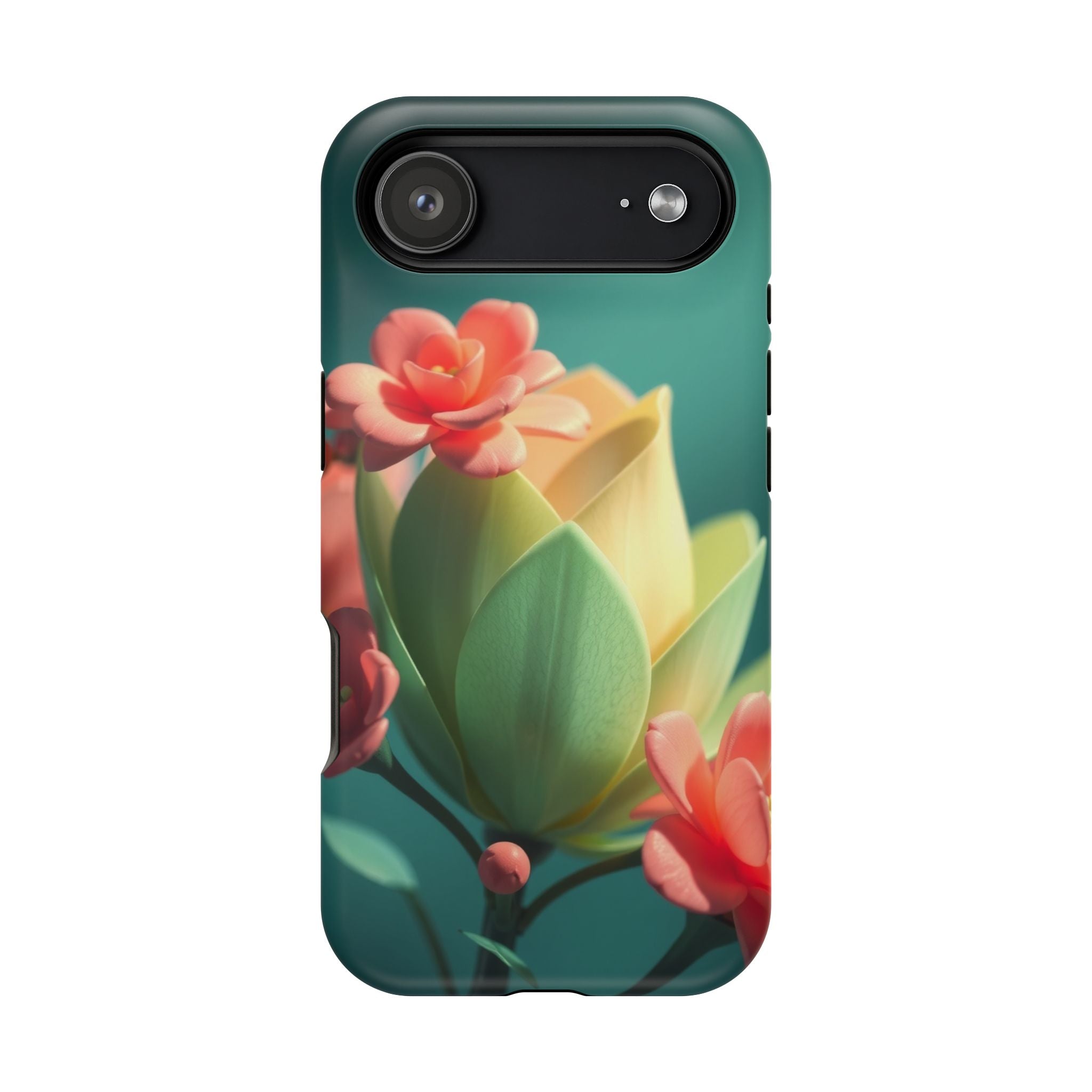 iPhone Floral Geometric Electric Art Slim Everyday Designer Case · iPhone Case