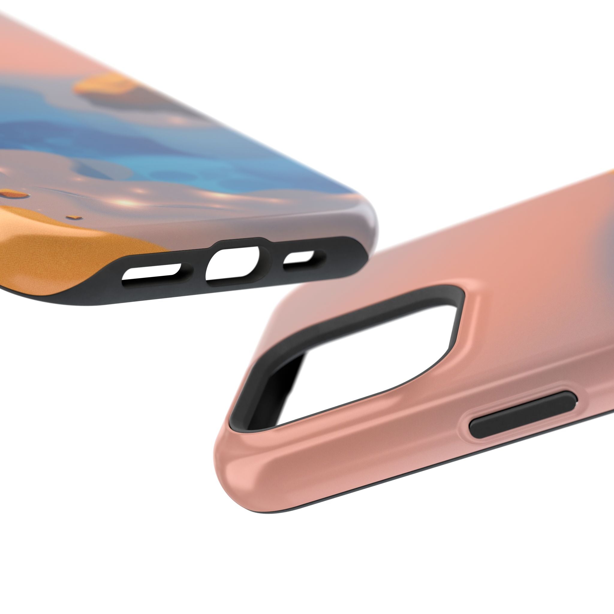 iPhone Burnt Orange And Sand Tidal Pool Slim Everyday iPhone Designer · iPhone C