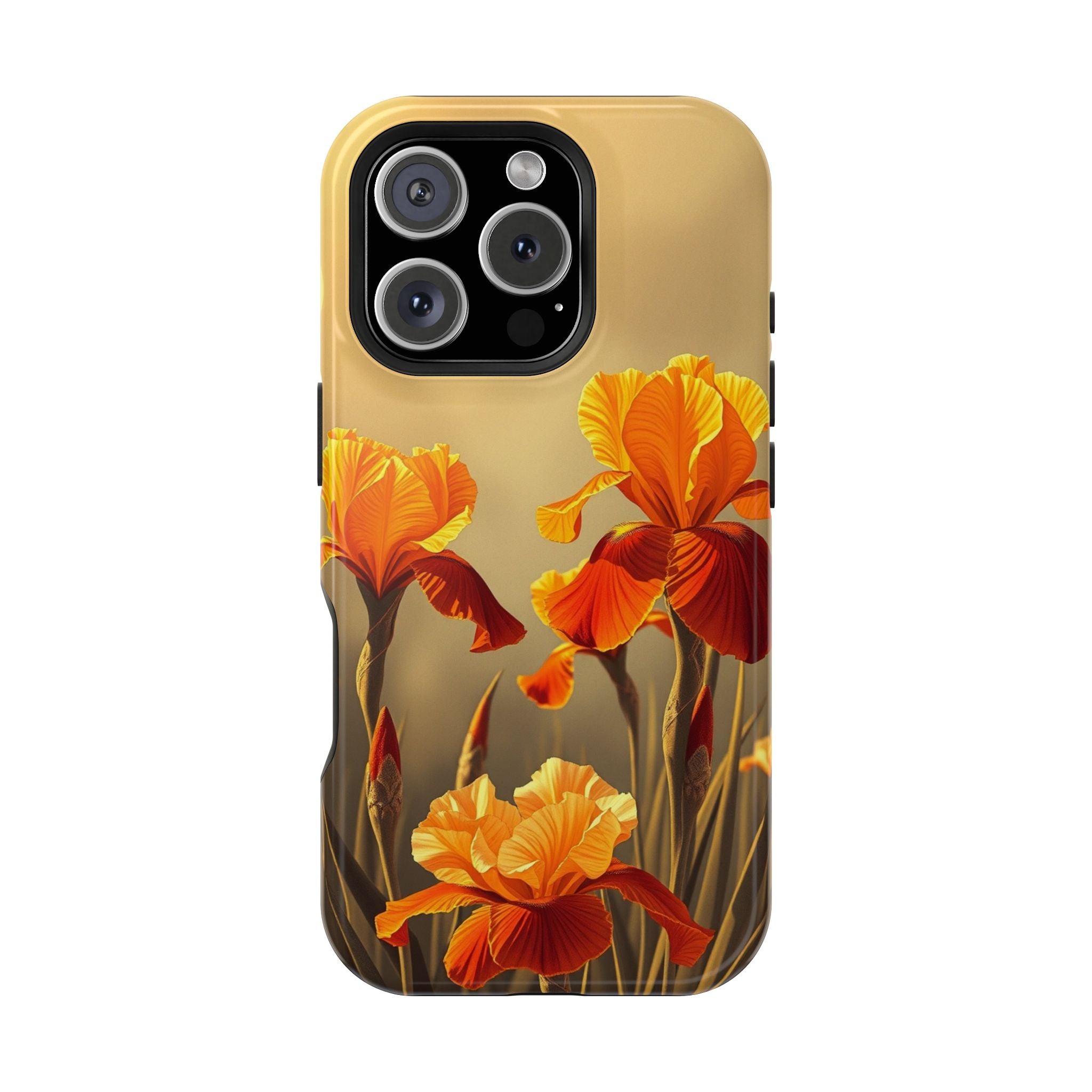 iPhone Iris Garden Gold Foil Luxury Slim Everyday Designer Case · iPhone Case