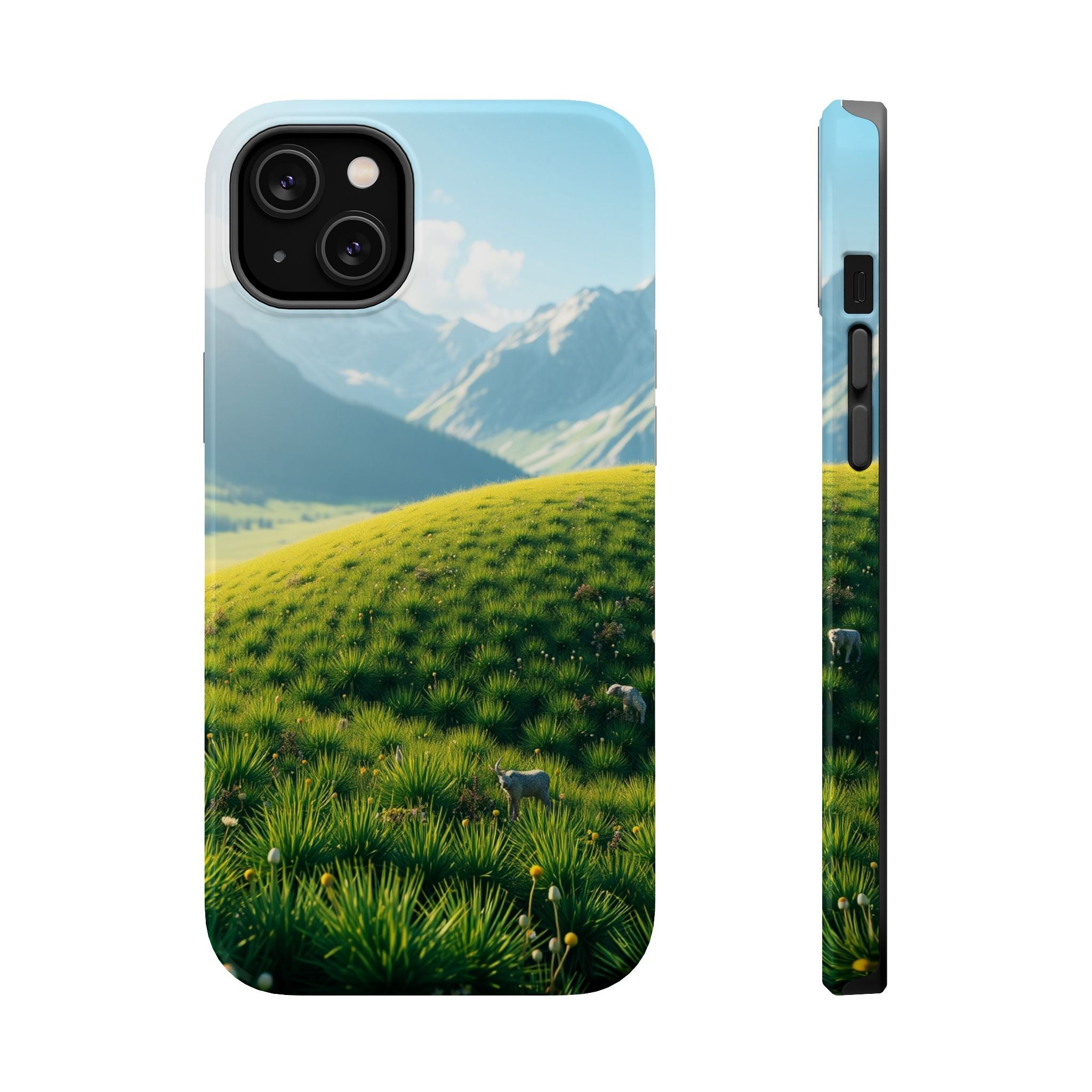 iPhone Vibrant Alpine Meadow Design Slim Everyday Designer Case · iPhone Case