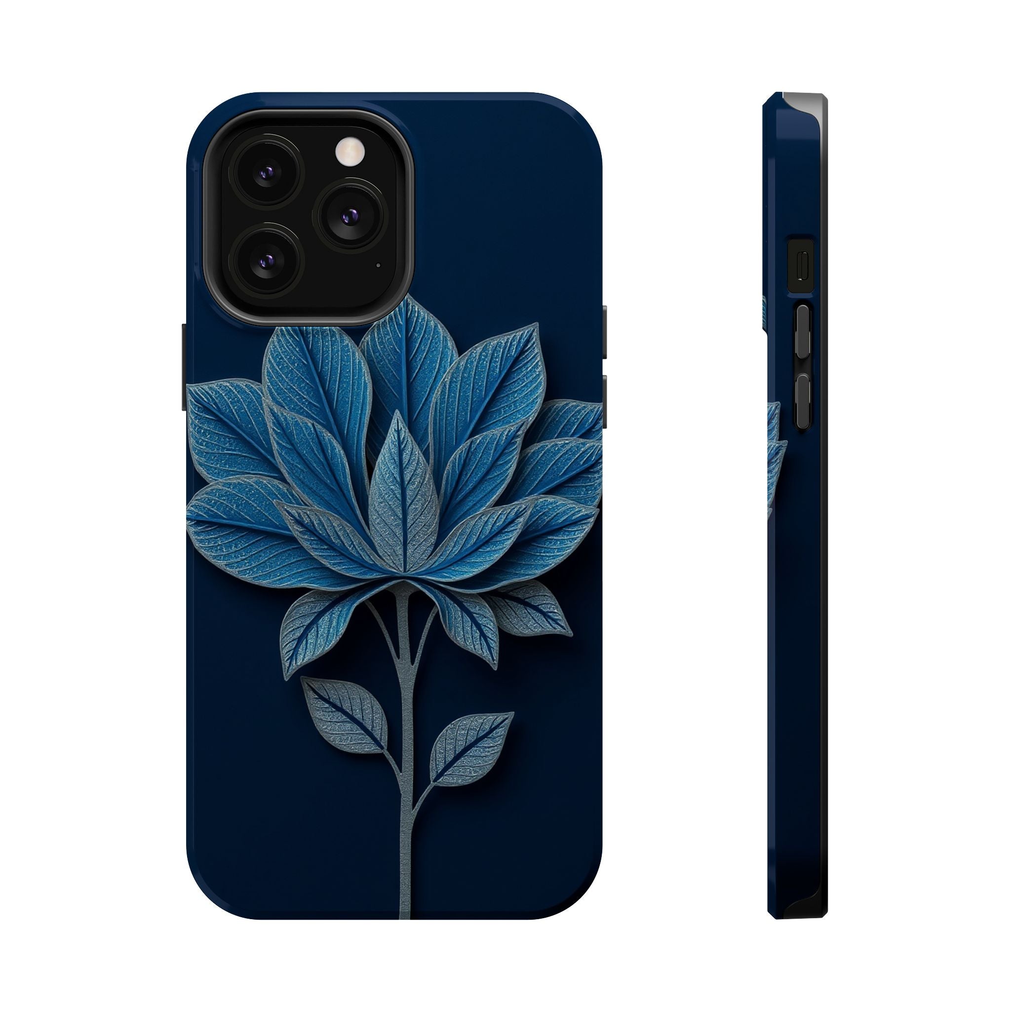 iPhone Night Bloomer Paper Cut Art Bold Modern Everyday Snap Case · iPhone Case