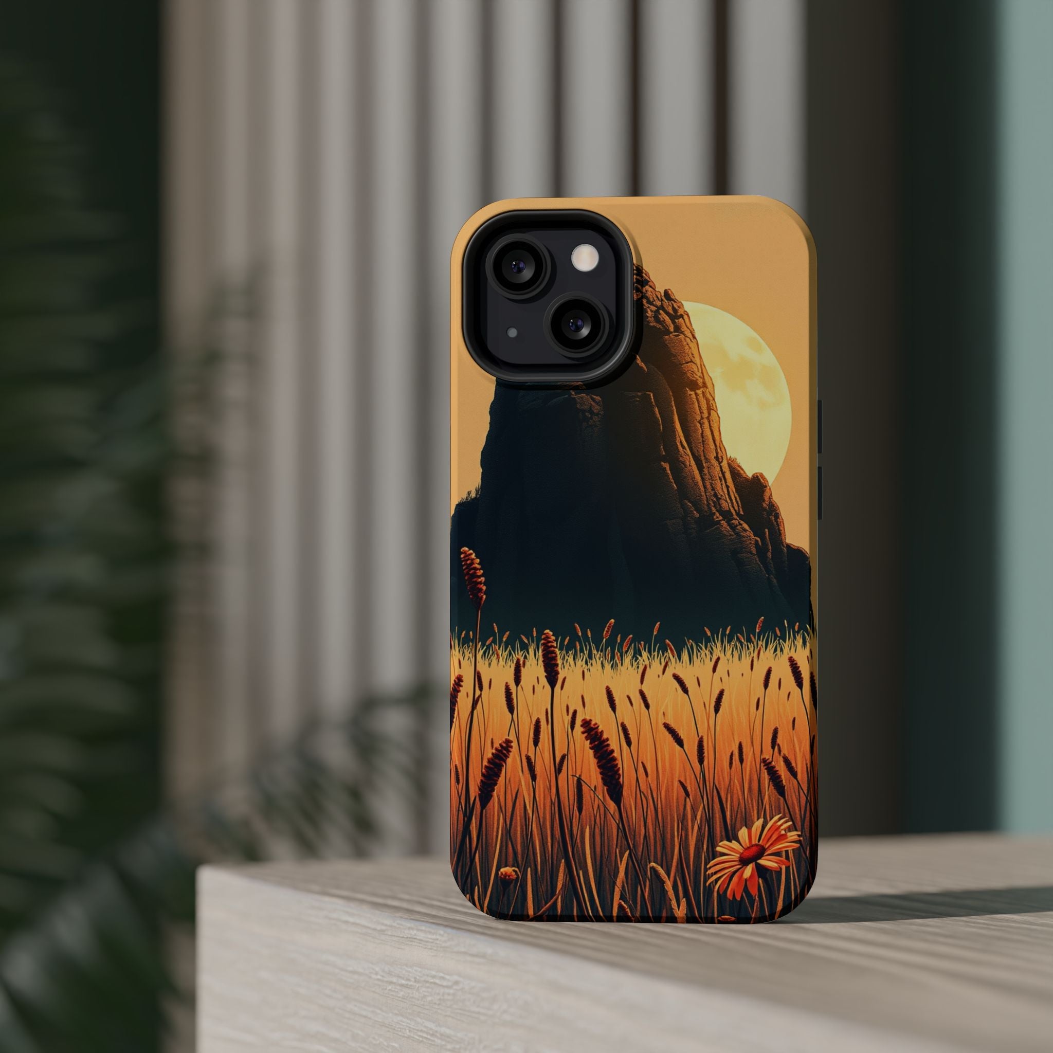 iPhone Spring Meadow Cinematic Art Clean Minimal Snap Cas Slim Snap Case · iPhon