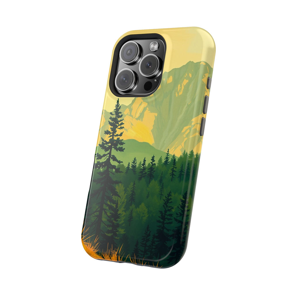 iPhone Pine Ridge Oil Painting Impressionist Slim iPhone Everyday · iPhone Case