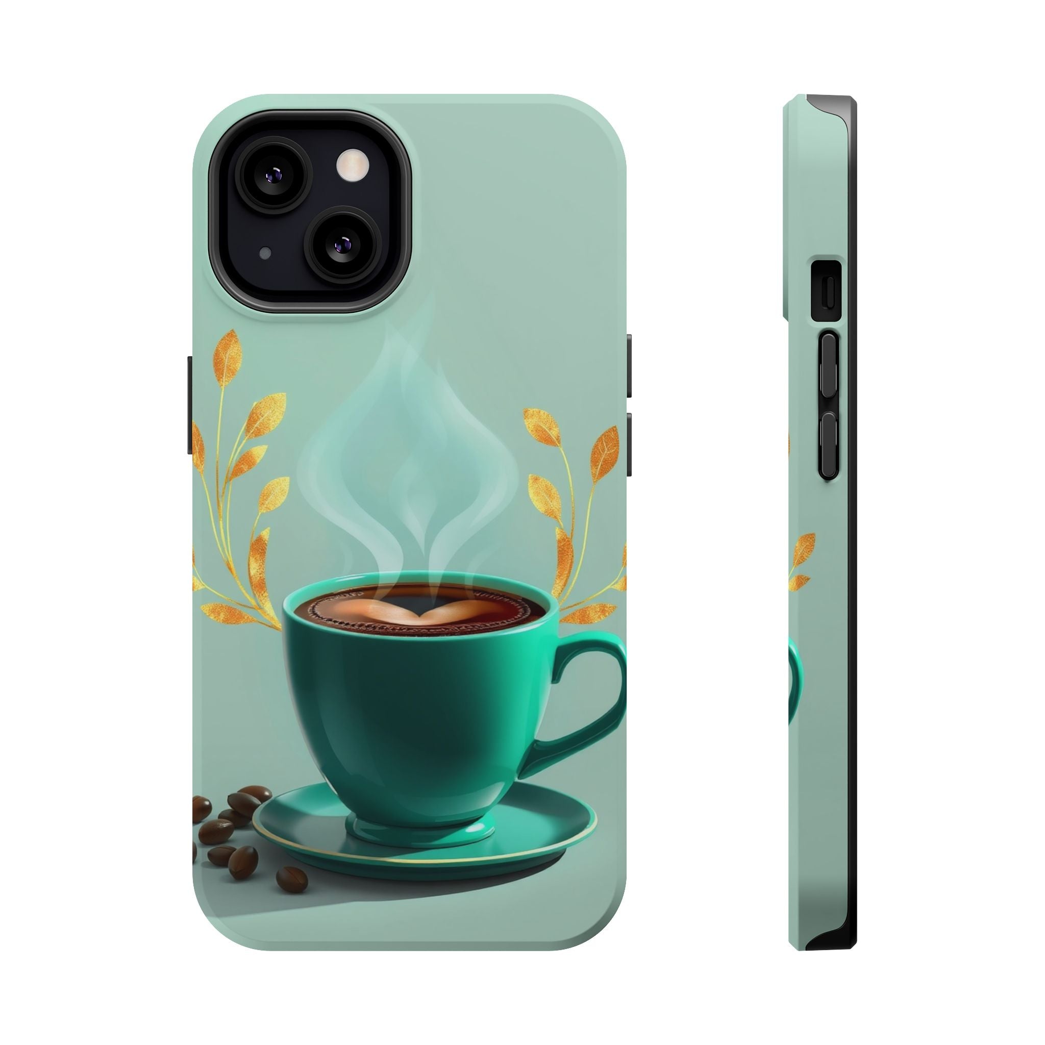 iPhone Radiant Emotional Support Coffee Design Soft Finish Everyday Case · iPhon