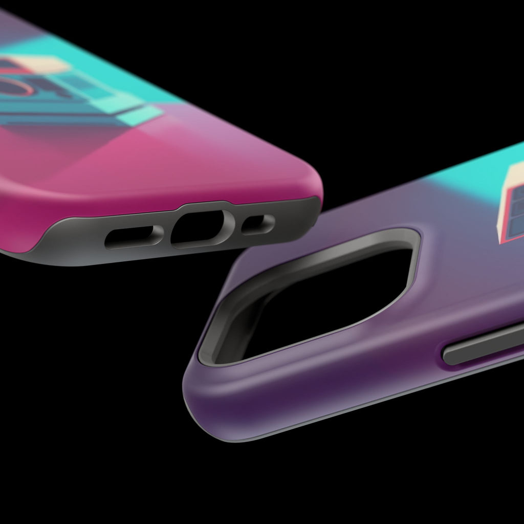 iPhone Polaroid Stack Memory Pop Art Bold Slim Everyday Designer Case · iPhone C