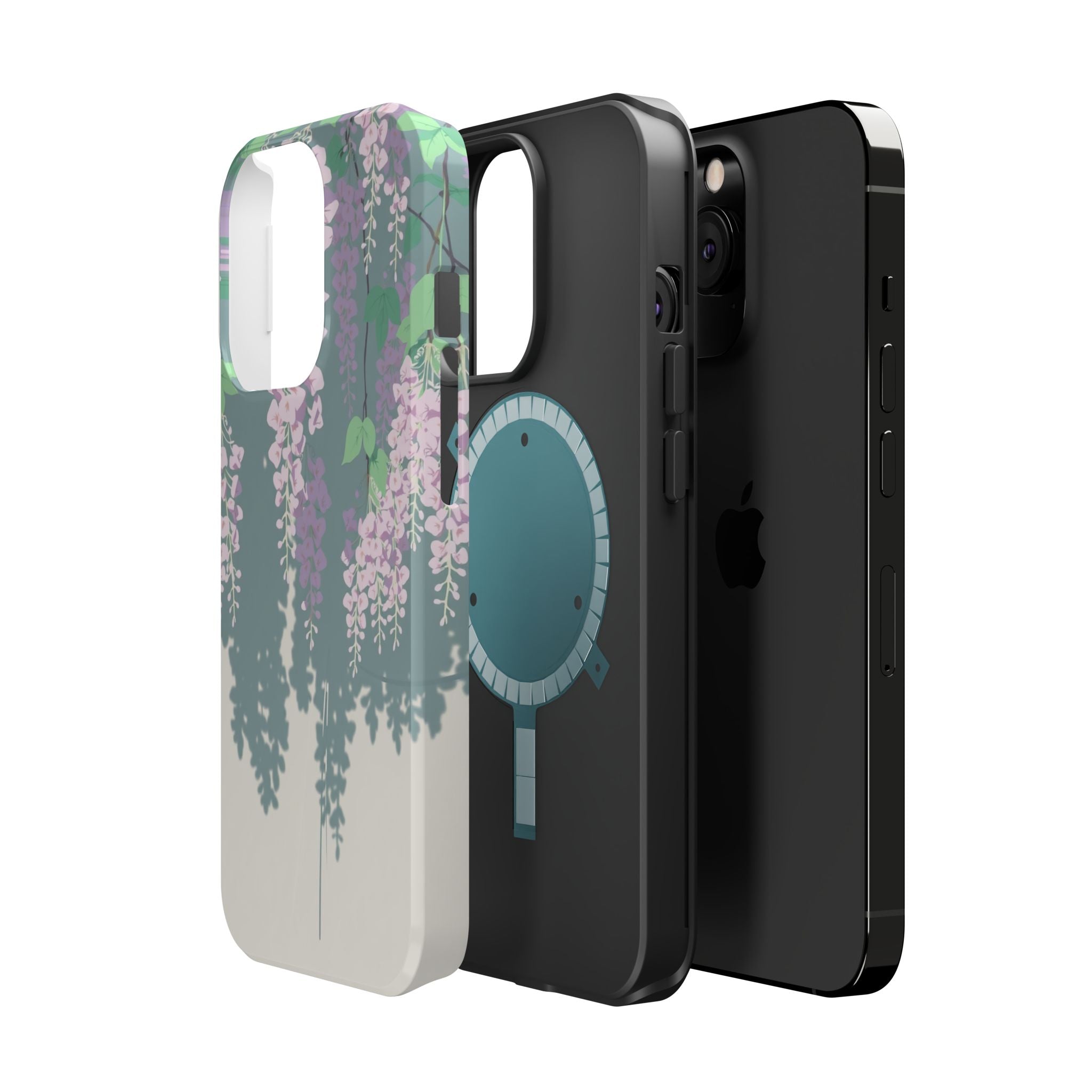 iPhone Dreamy Wisteria Cascade Design Slim Everyday Designer Case · iPhone Case