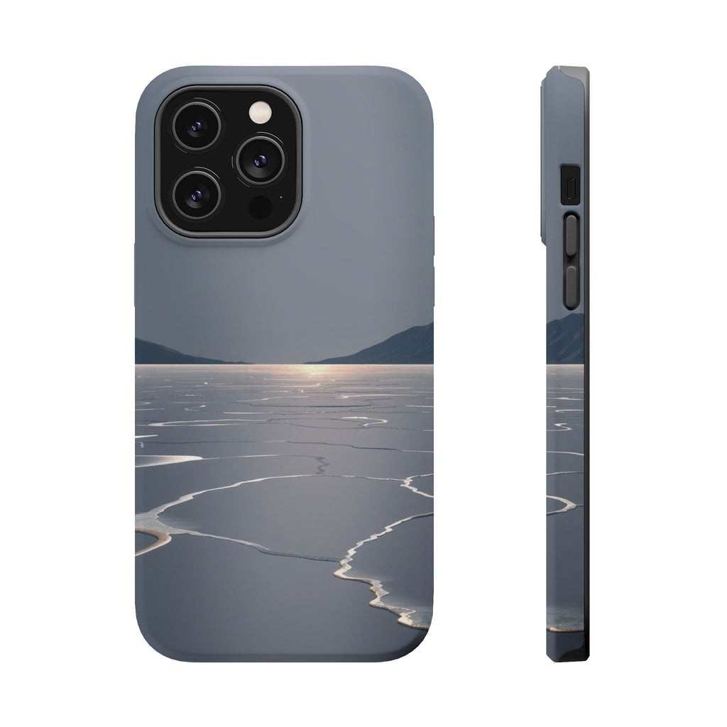 iPhone Charcoal And Copper Salt Flat Mirror Slim iPhone Everyday · iPhone Case