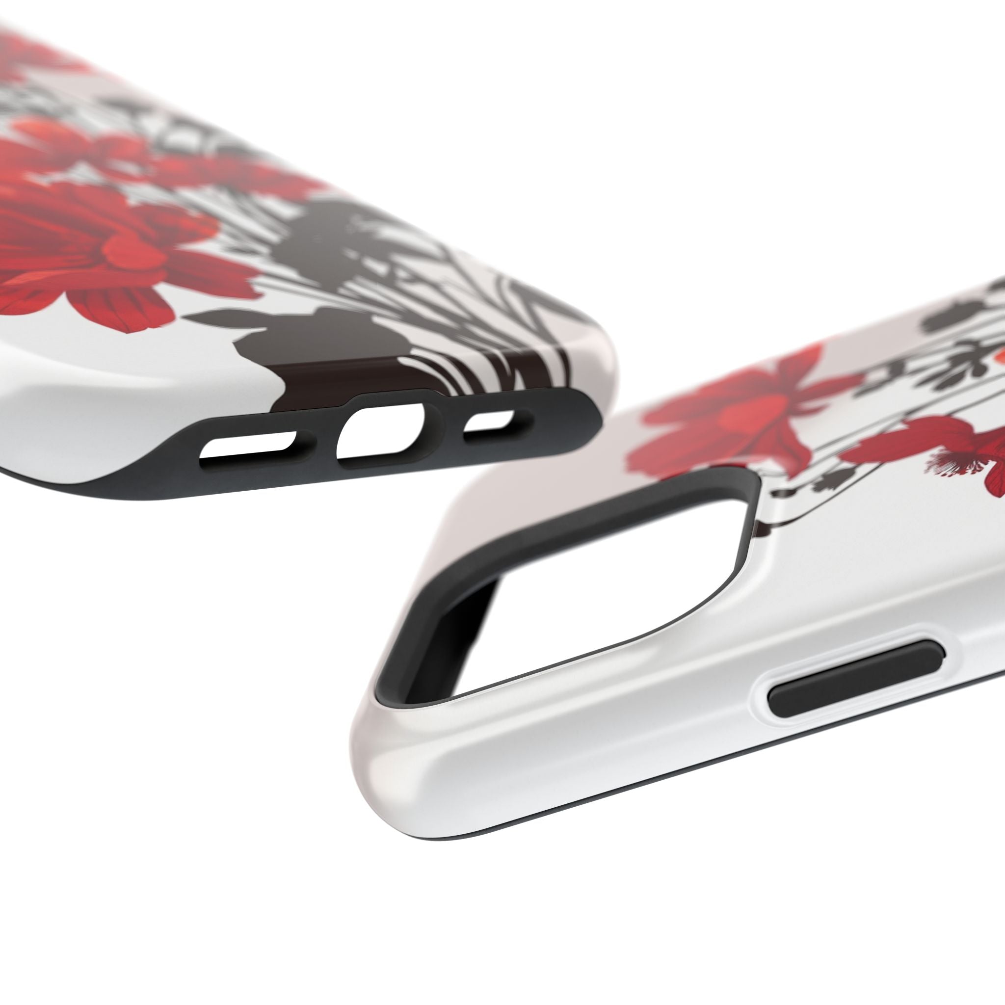 iPhone Floral Silhouette Cinematic Art Slim Snap Case · iPhone Case