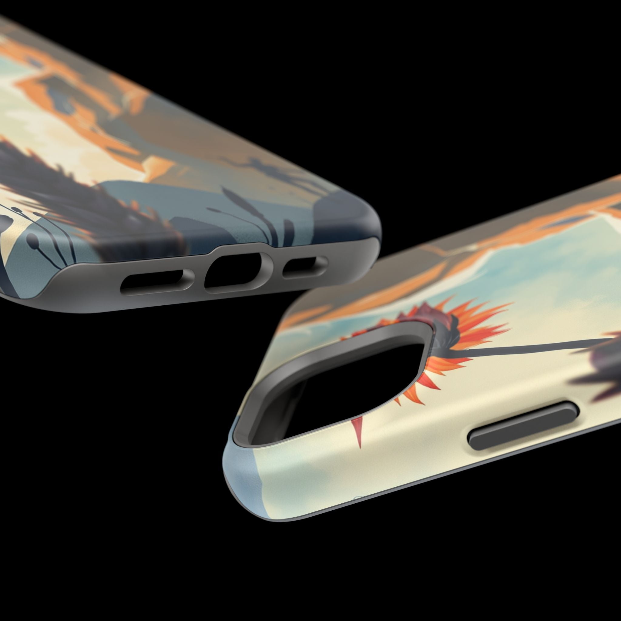 iPhone Bud Burst Vibrant Watercolor Artistic Everyday Cas Slim Snap Case · iPhon