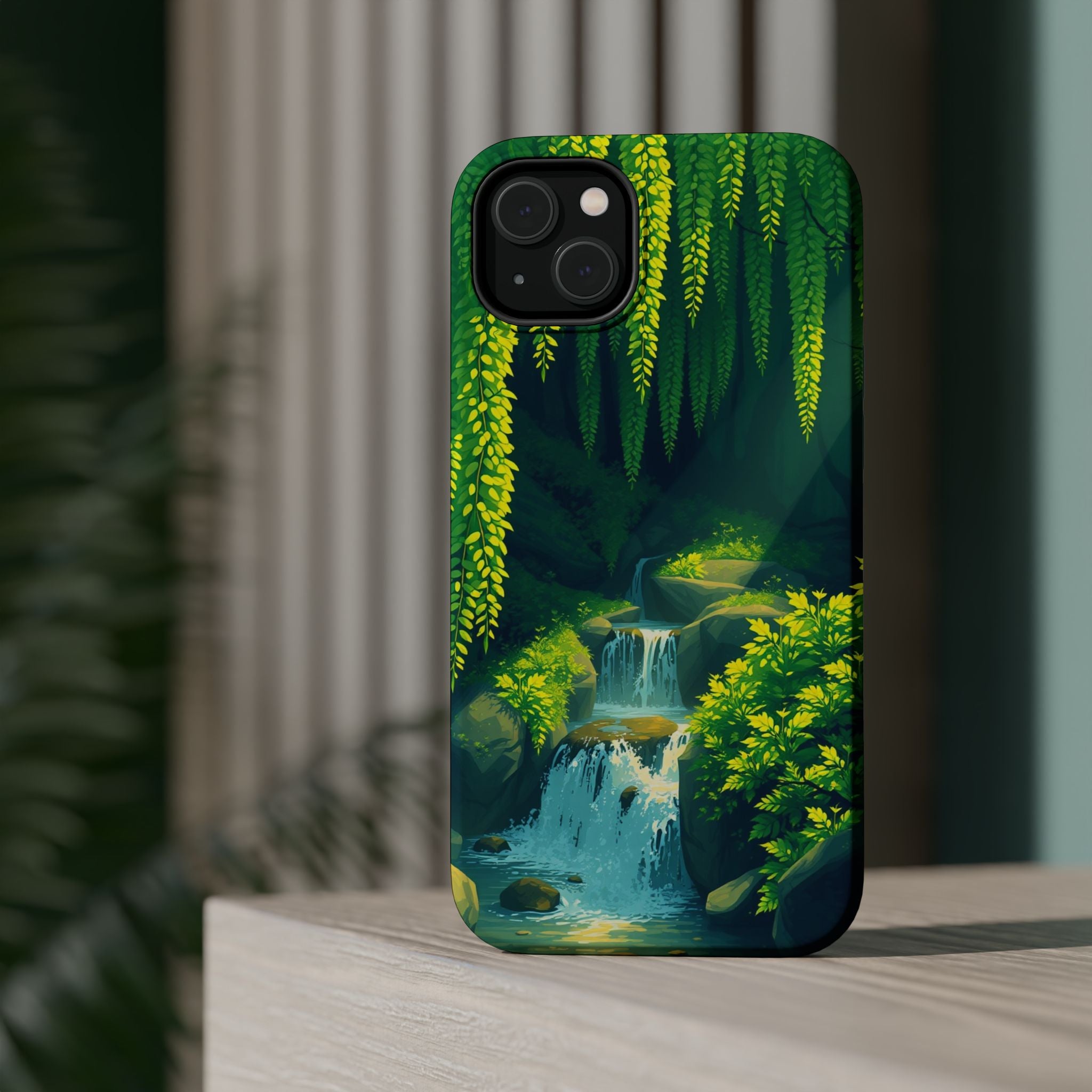 iPhone Earthy Wisteria Cascade Design Slim Everyday iPhone 13 Designer · iPhone