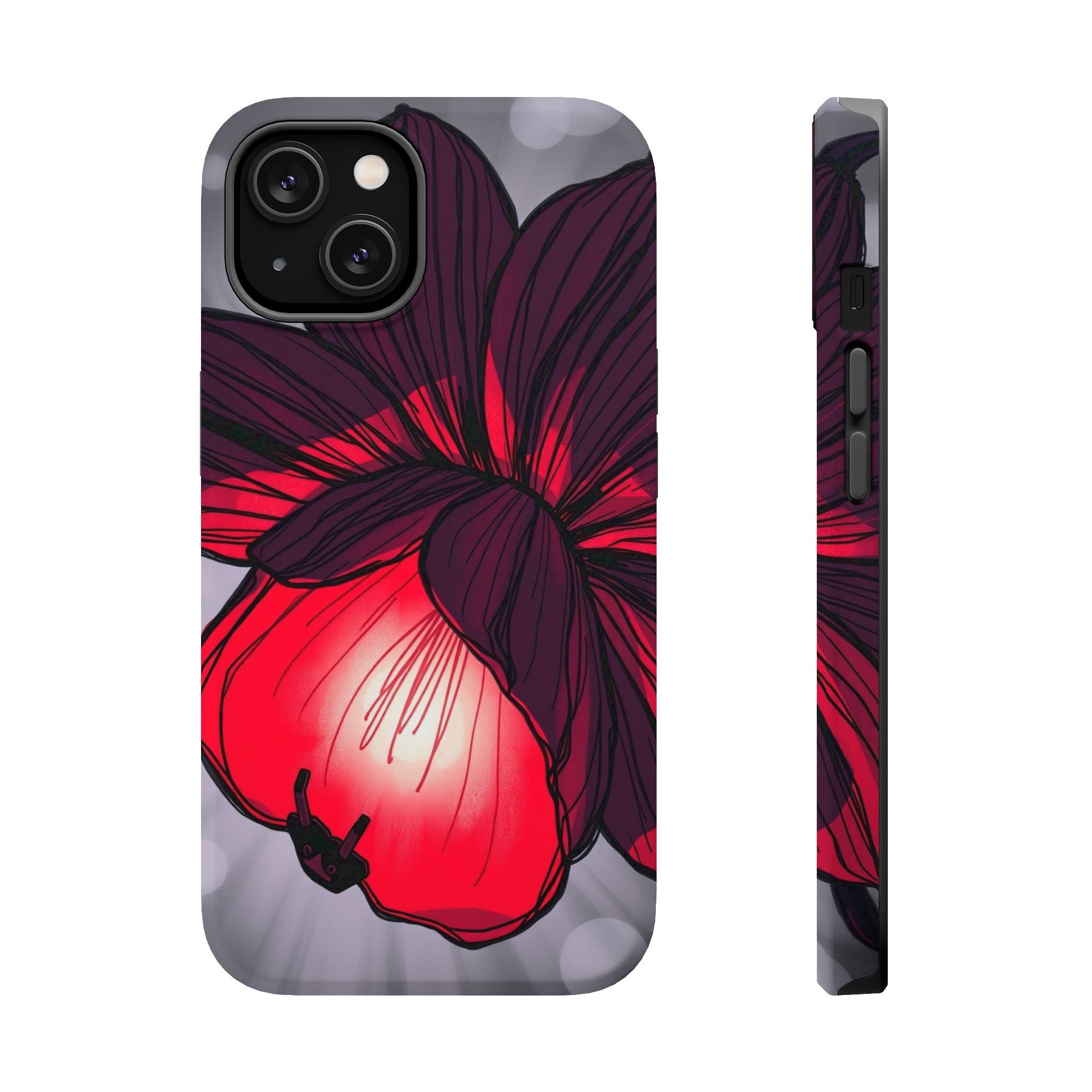 iPhone Night Bloomer Hand-Drawn Sketch Slim Everyday Designer Case · iPhone Case