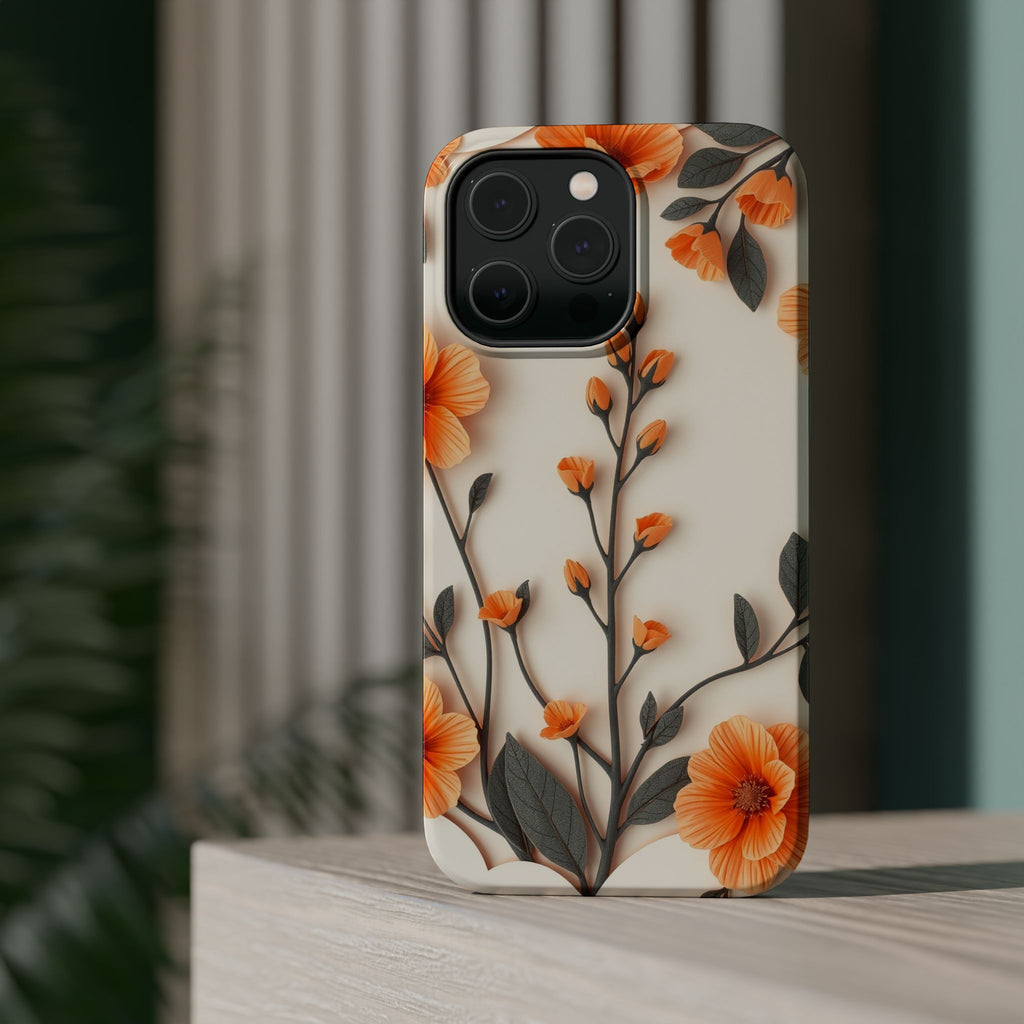 iPhone Vintage Botanical Print Paper Cut Art Slim iPhone Everyday · iPhone Case
