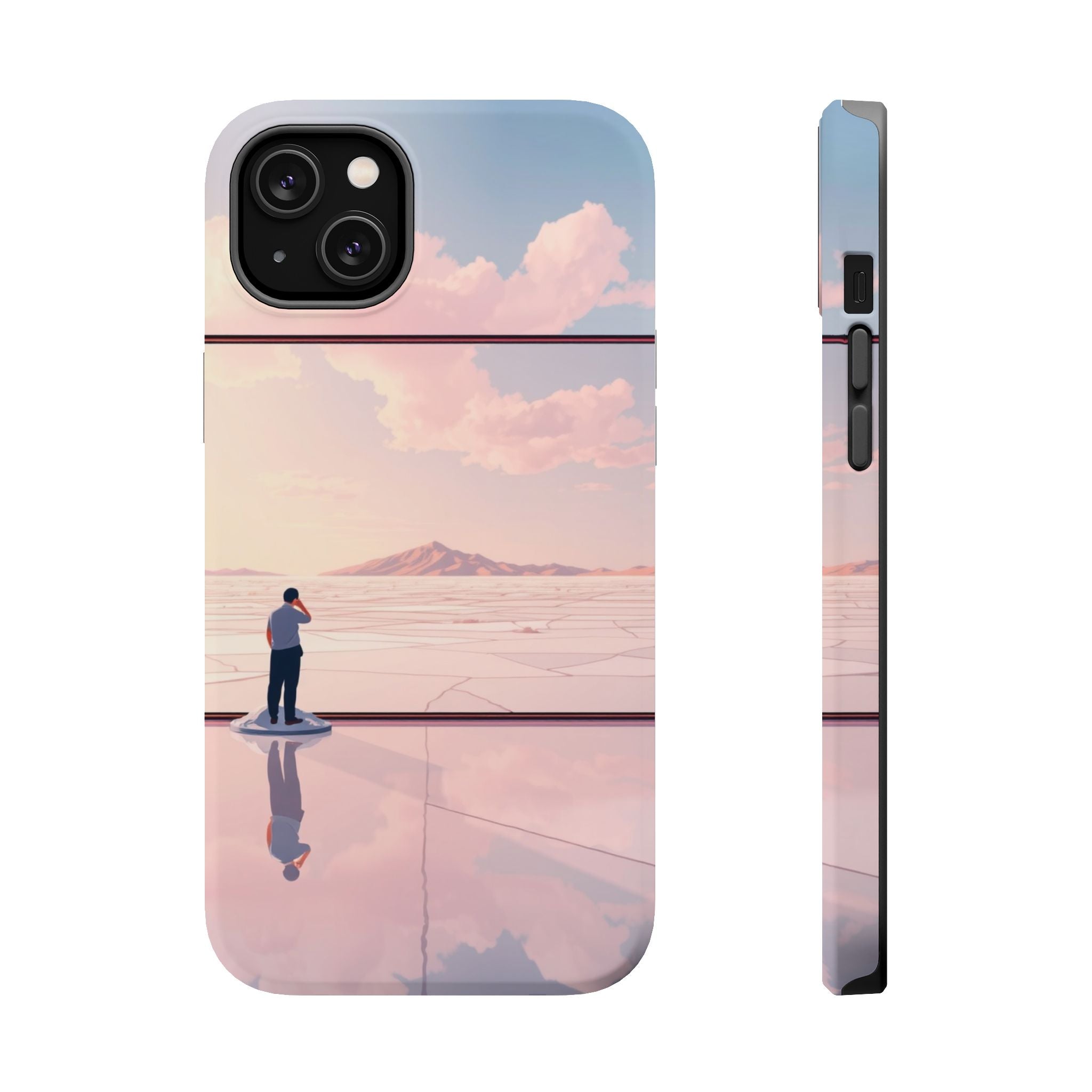 iPhone Salt Flat Mirror Stained Glass Slim Everyday Designer Case · iPhone Case