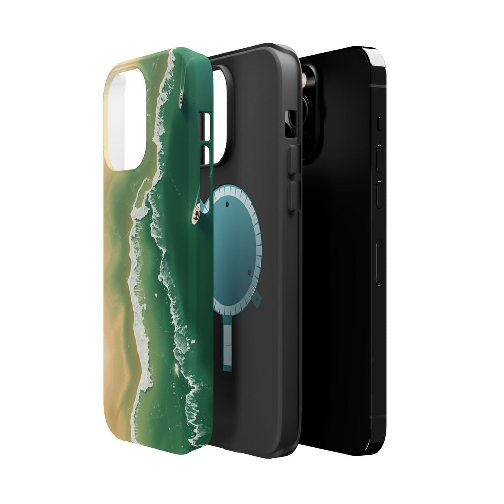 iPhone Shoreline Aerial Bold Art Bold Modern Everyday Snap Case · iPhone Case