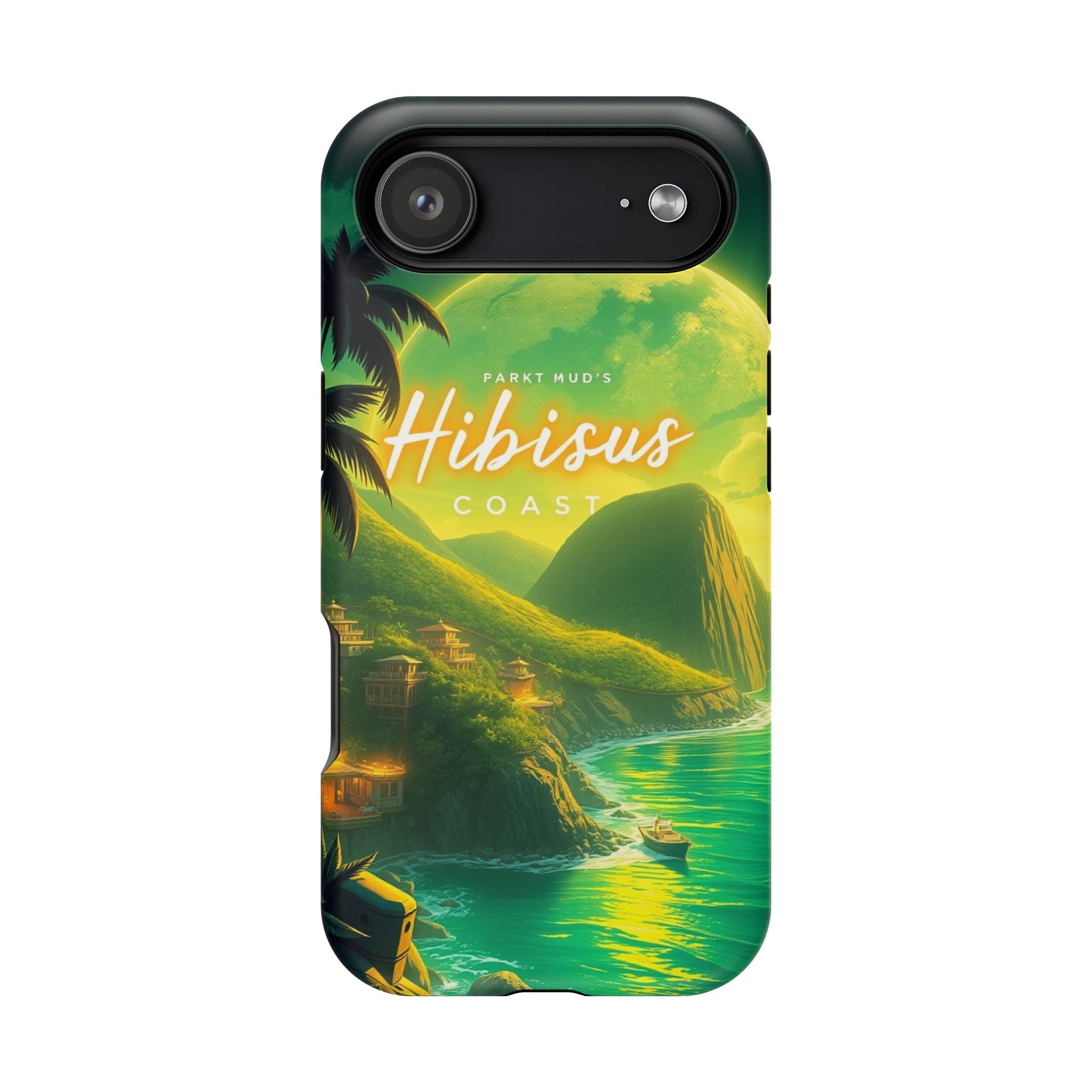 iPhone Dreamy Hibiscus Coast Design Slim Everyday Designer Case · iPhone Case