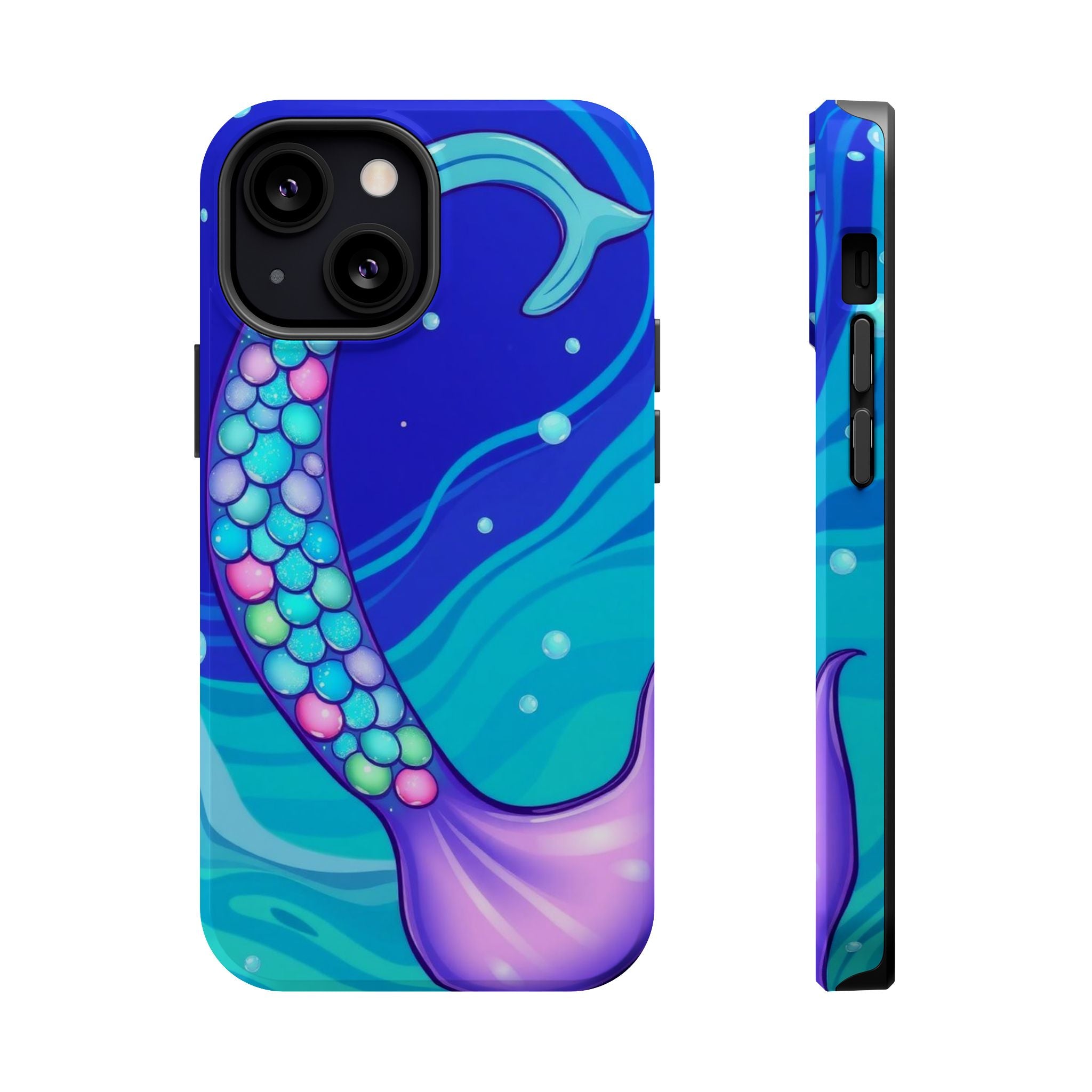 iPhone Mermaid Tail Swirl Kids Fun iPhone Phone Case Gift Artistic · iPhone Case