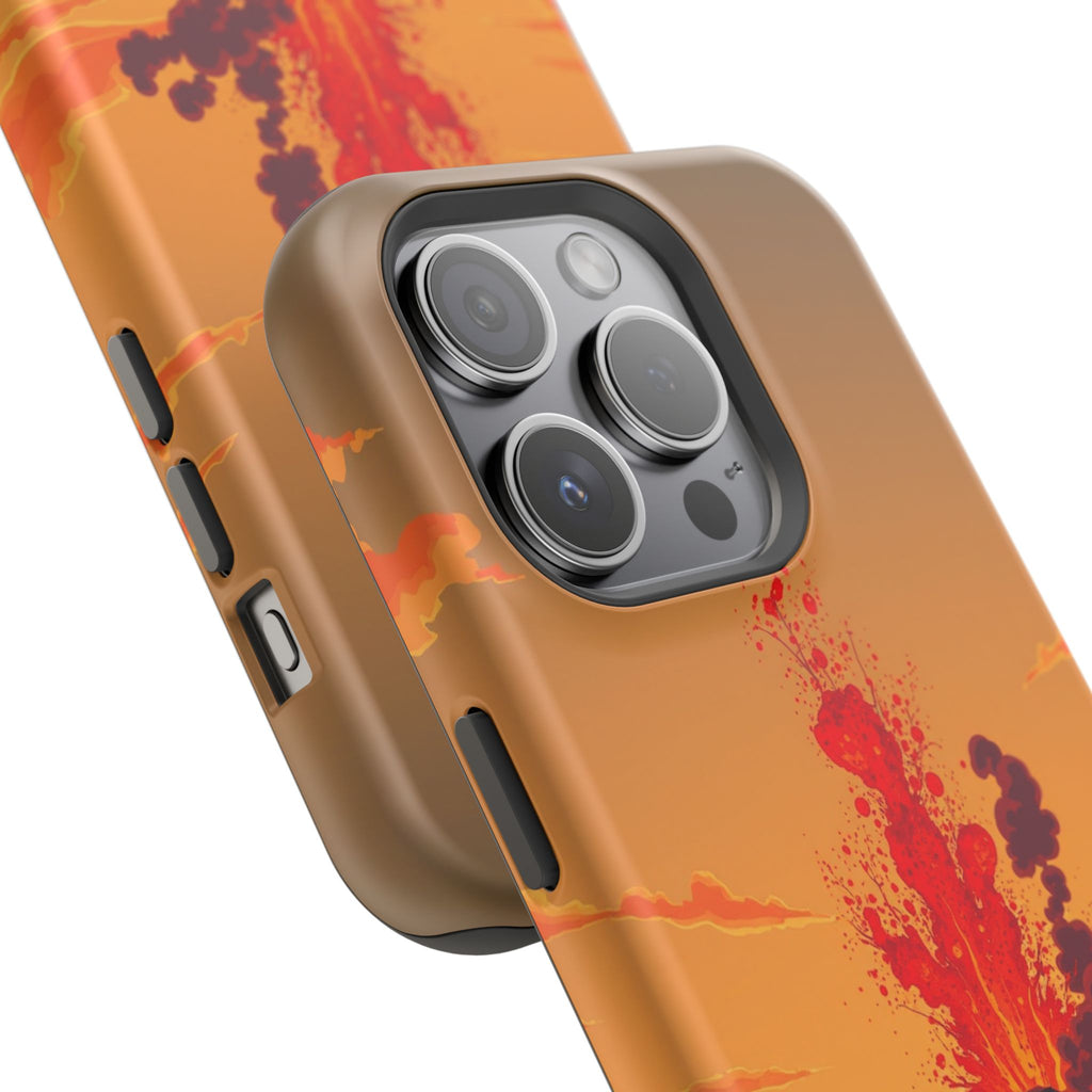 iPhone Sunset Amber And Peach Volcanic Eruption Soft iPhone Finish · iPhone Case