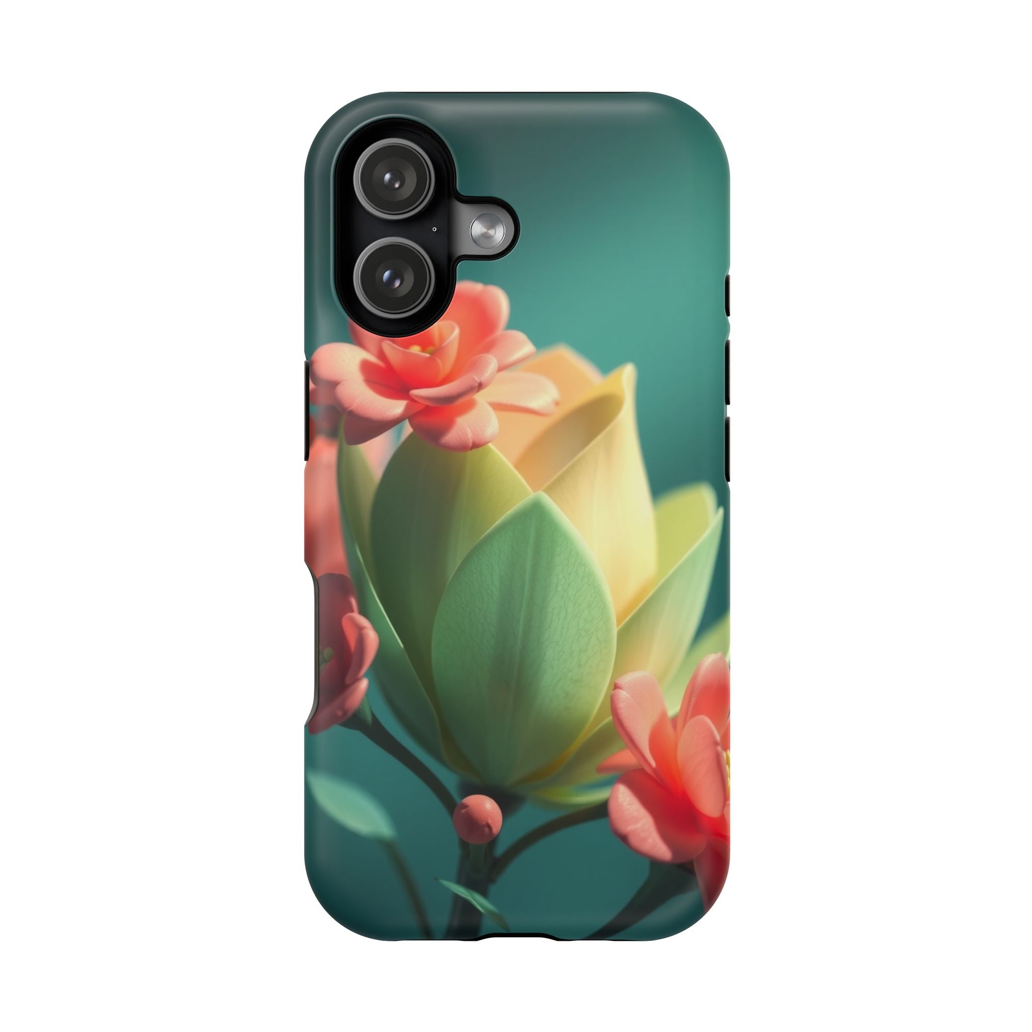 iPhone Floral Geometric Electric Art Slim Everyday Designer Case · iPhone Case