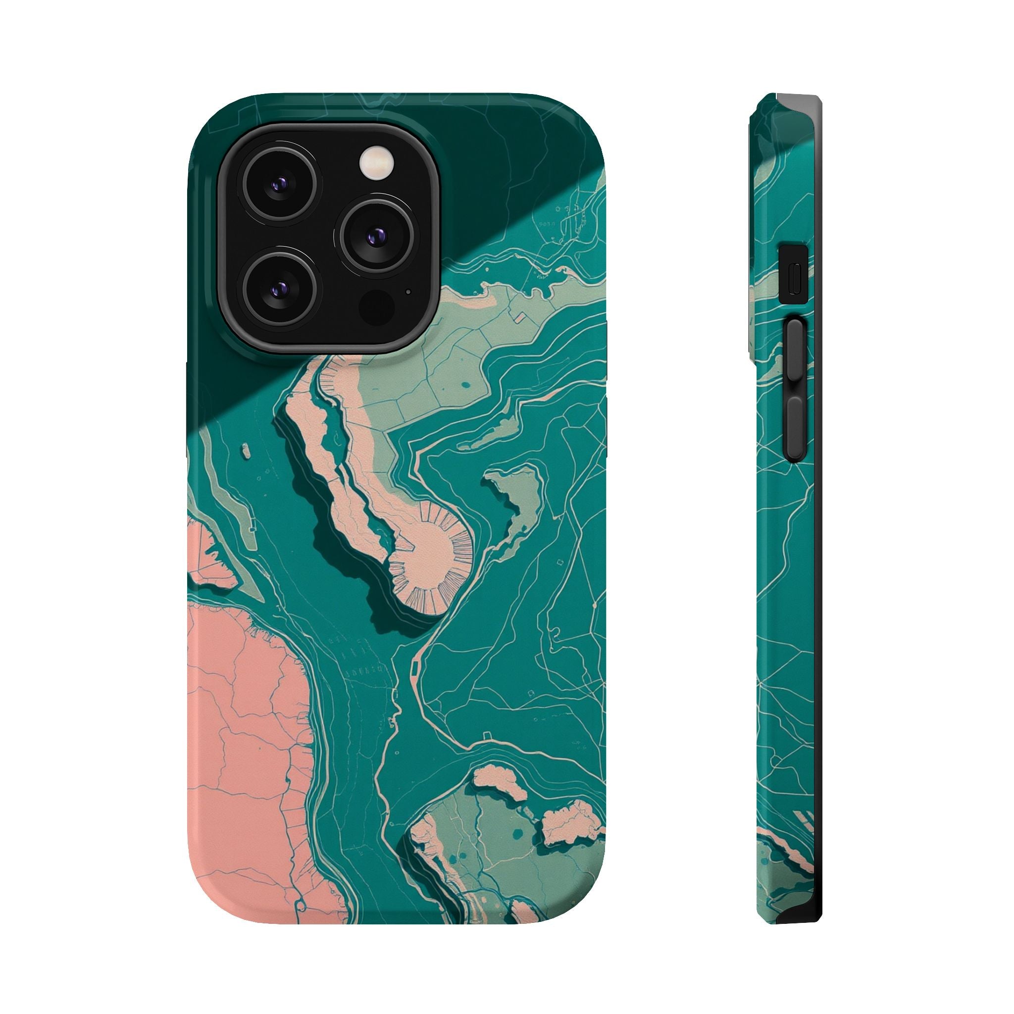 iPhone Earthy River Delta Aerial Design Slim Everyday iPhone 18 · iPhone Case