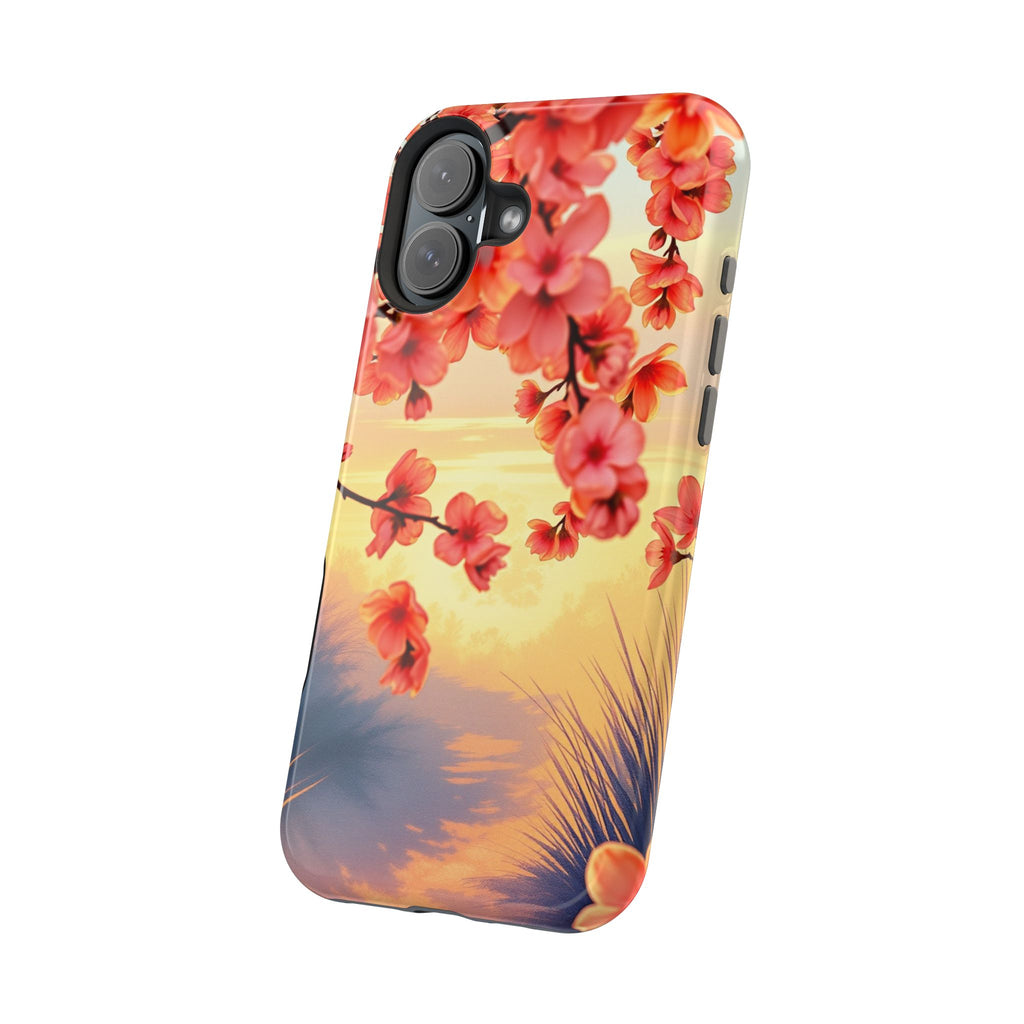 iPhone Sunset Amber And Peach Blossom Trail Slim Snap Cas Carry Case · iPhone Ca