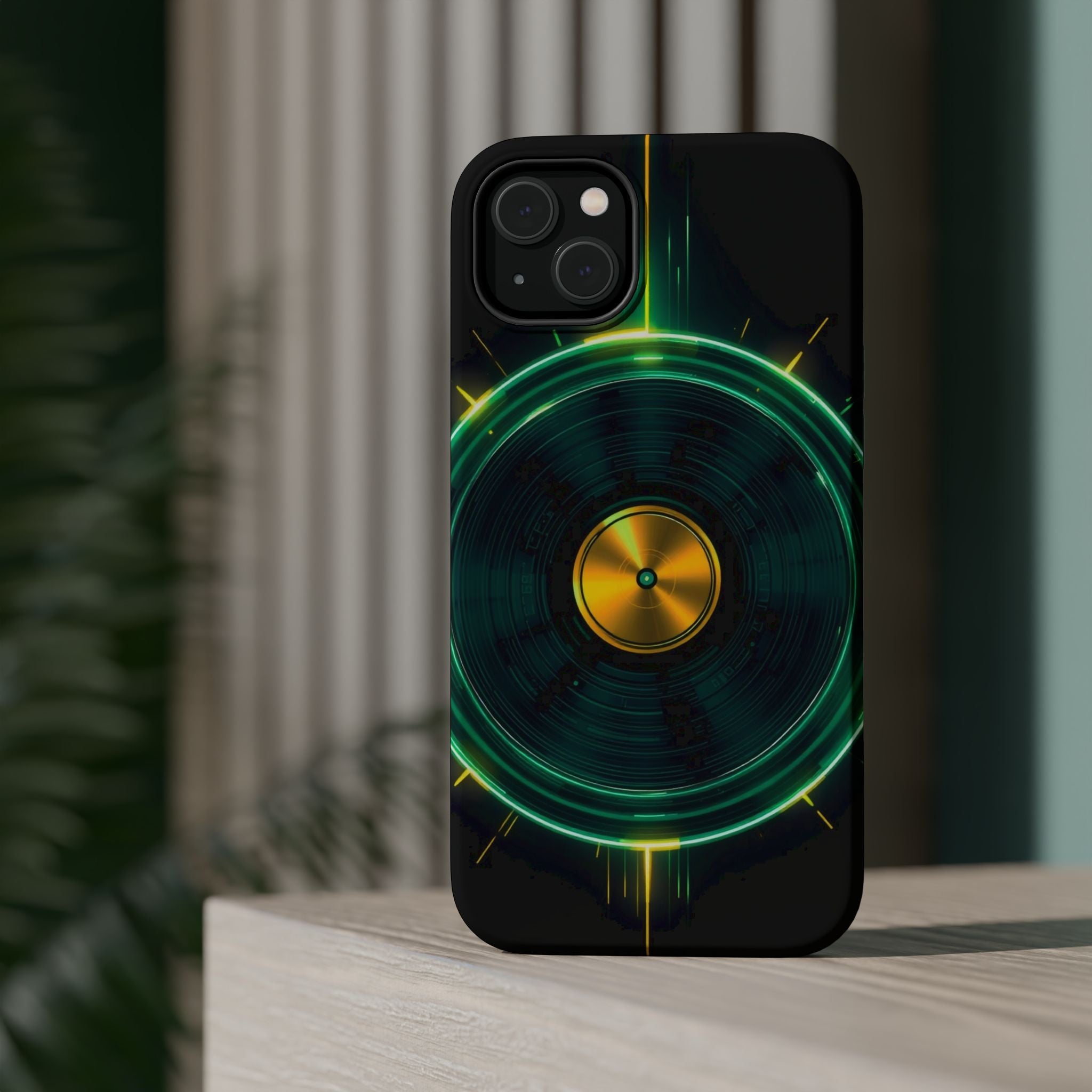 iPhone Dreamy Record Vinyl Spin Design Slim Everyday Designer Case · iPhone Case