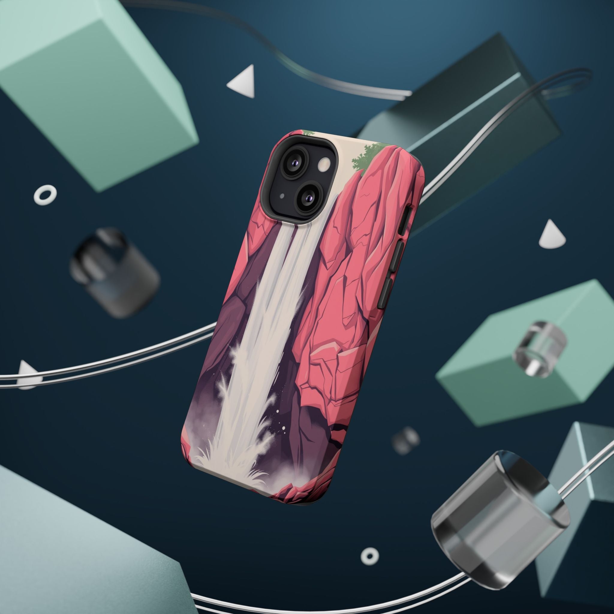 iPhone Radiant Waterfall Mist Design Slim Everyday iPhone 16 Designer · iPhone C