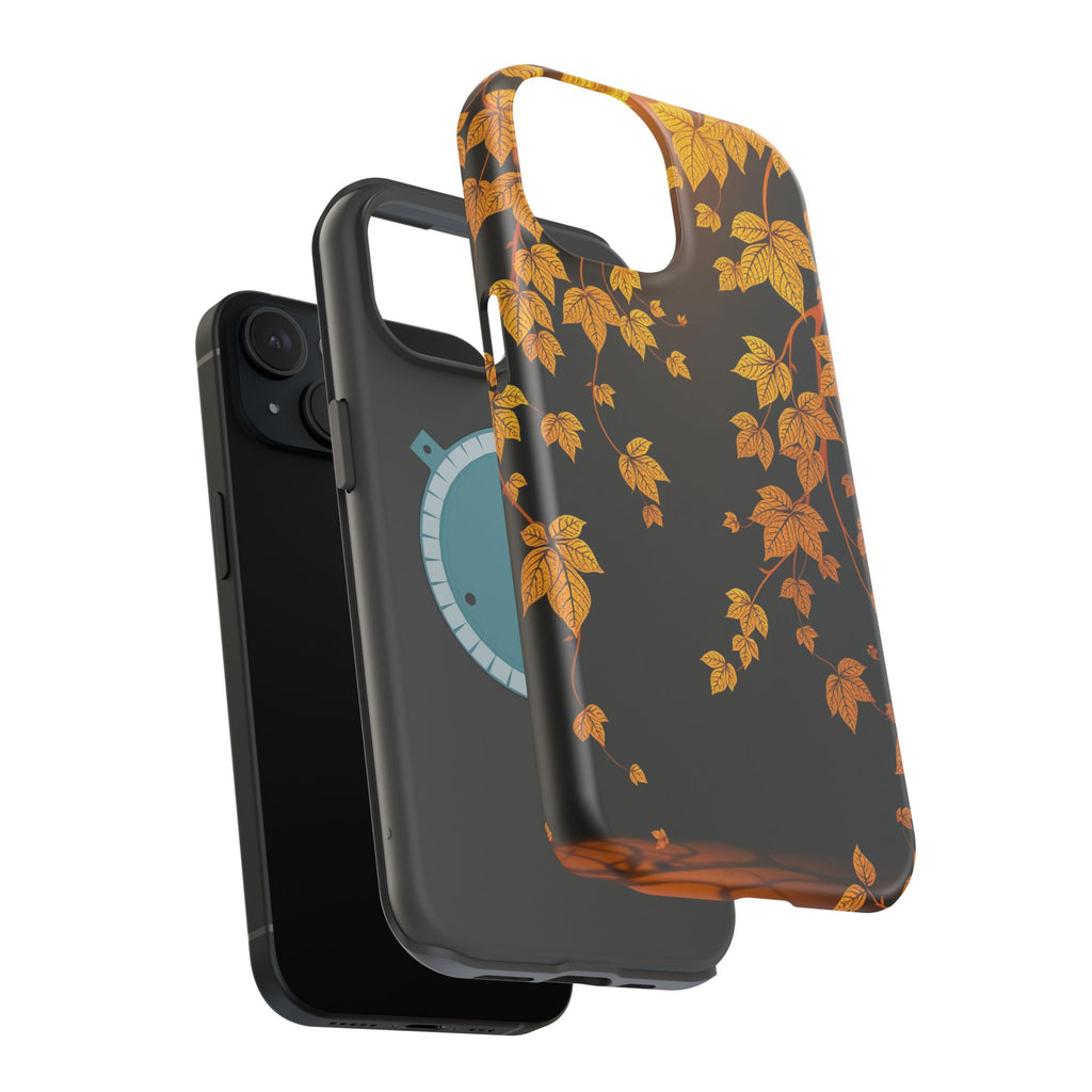 iPhone Mustard And Rust Art Nouveau Vine Slim Everyday iPhone 14 · iPhone Case