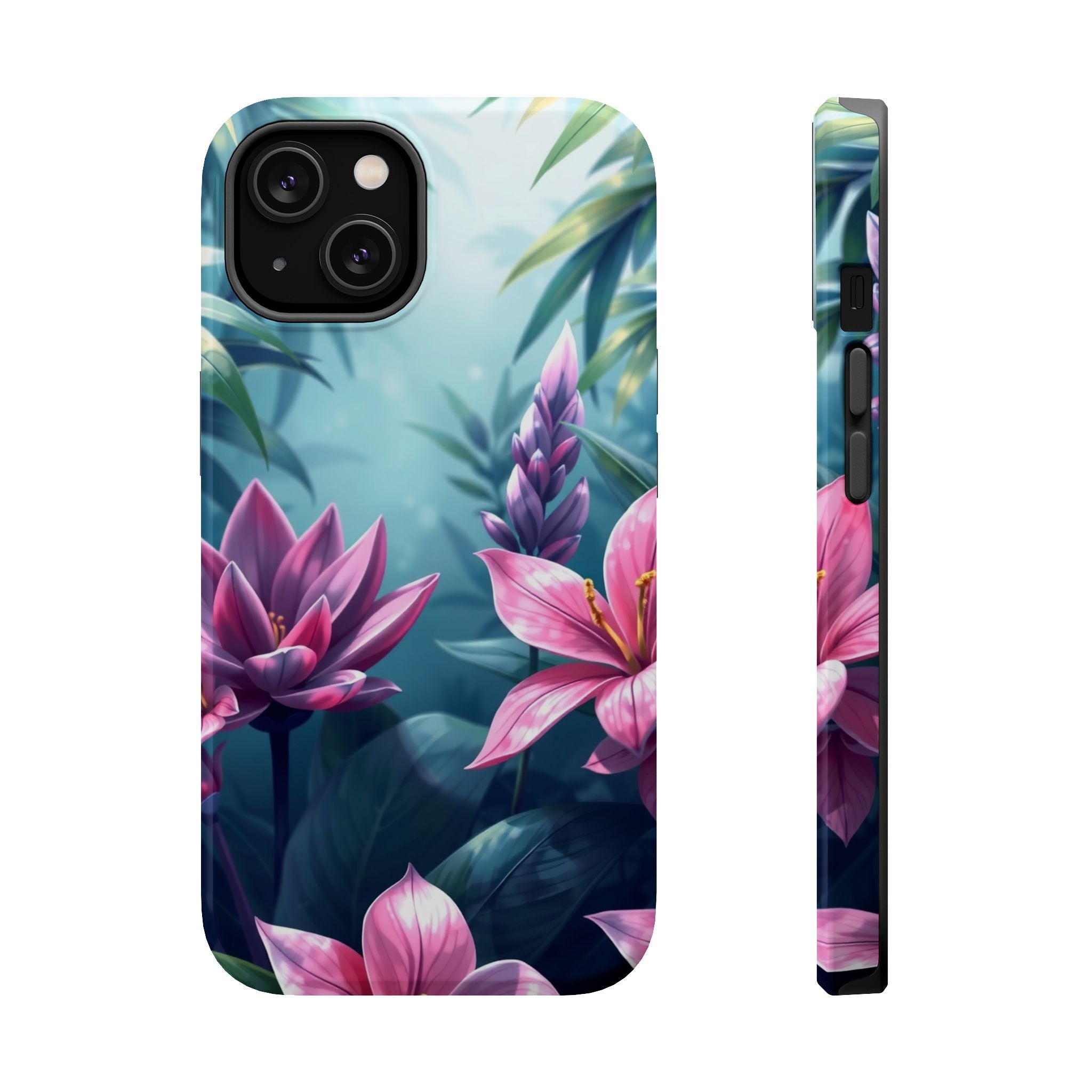 iPhone Indigo And Violet Jungle Floral Slim Everyday Designer Case · iPhone Case
