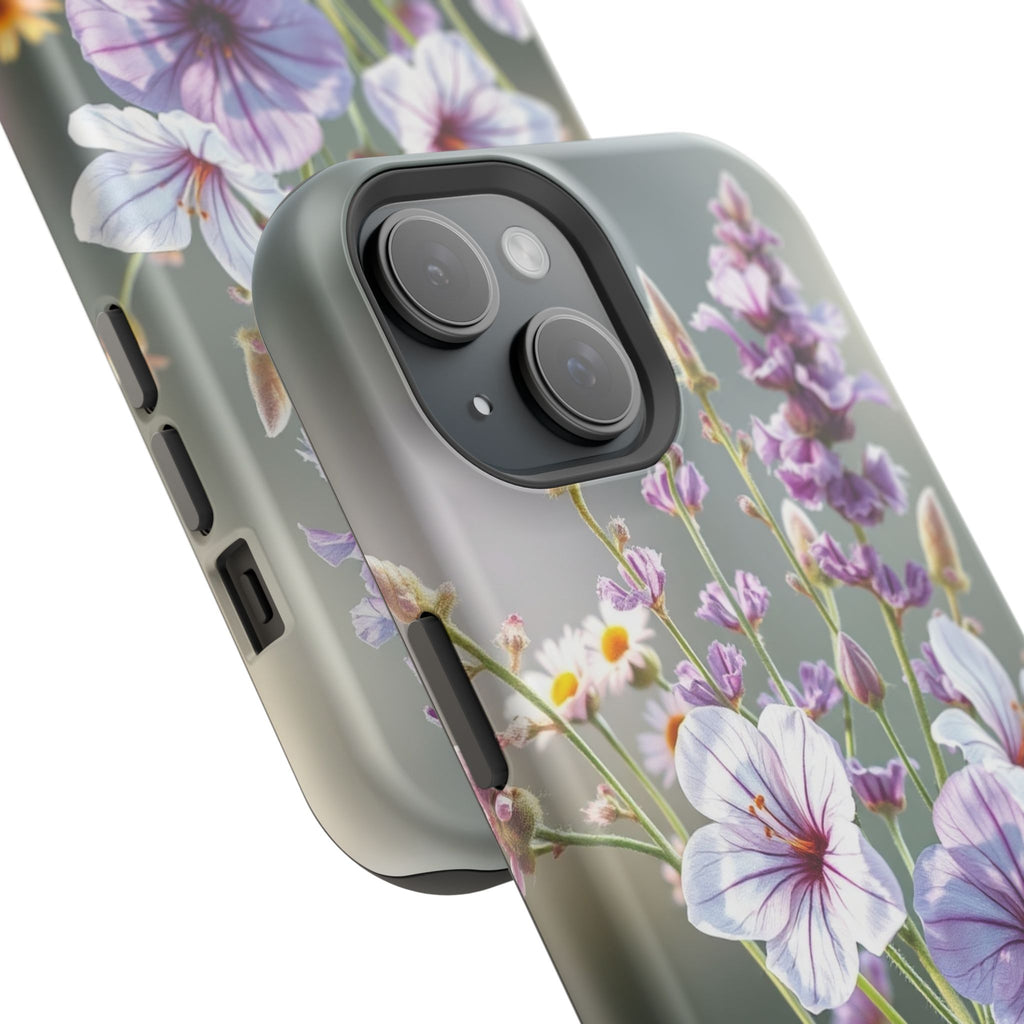 iPhone Wildflower Bunch Enchanted Art Slim Everyday Designer Case · iPhone Case