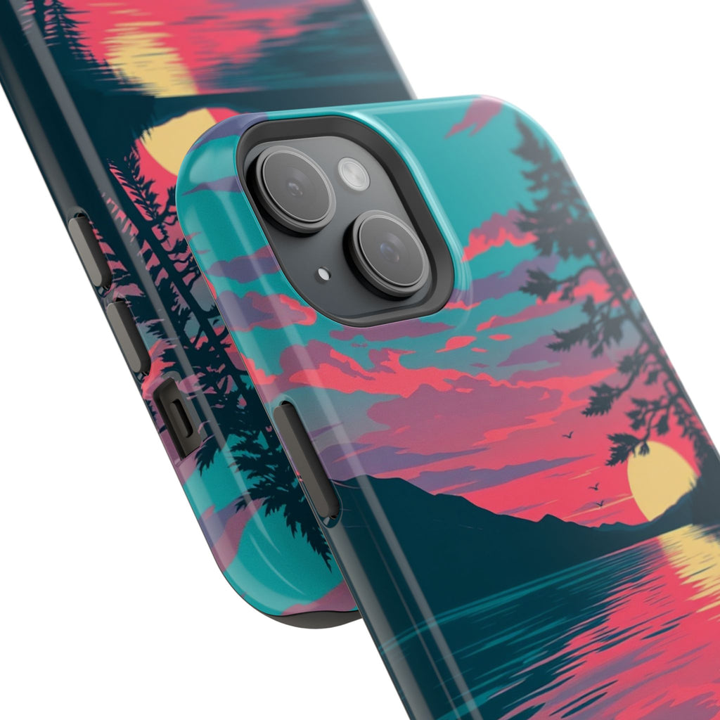 iPhone Dreamy Lake at Twilight Design Slim Everyday iPhone 16 Designer · iPhone