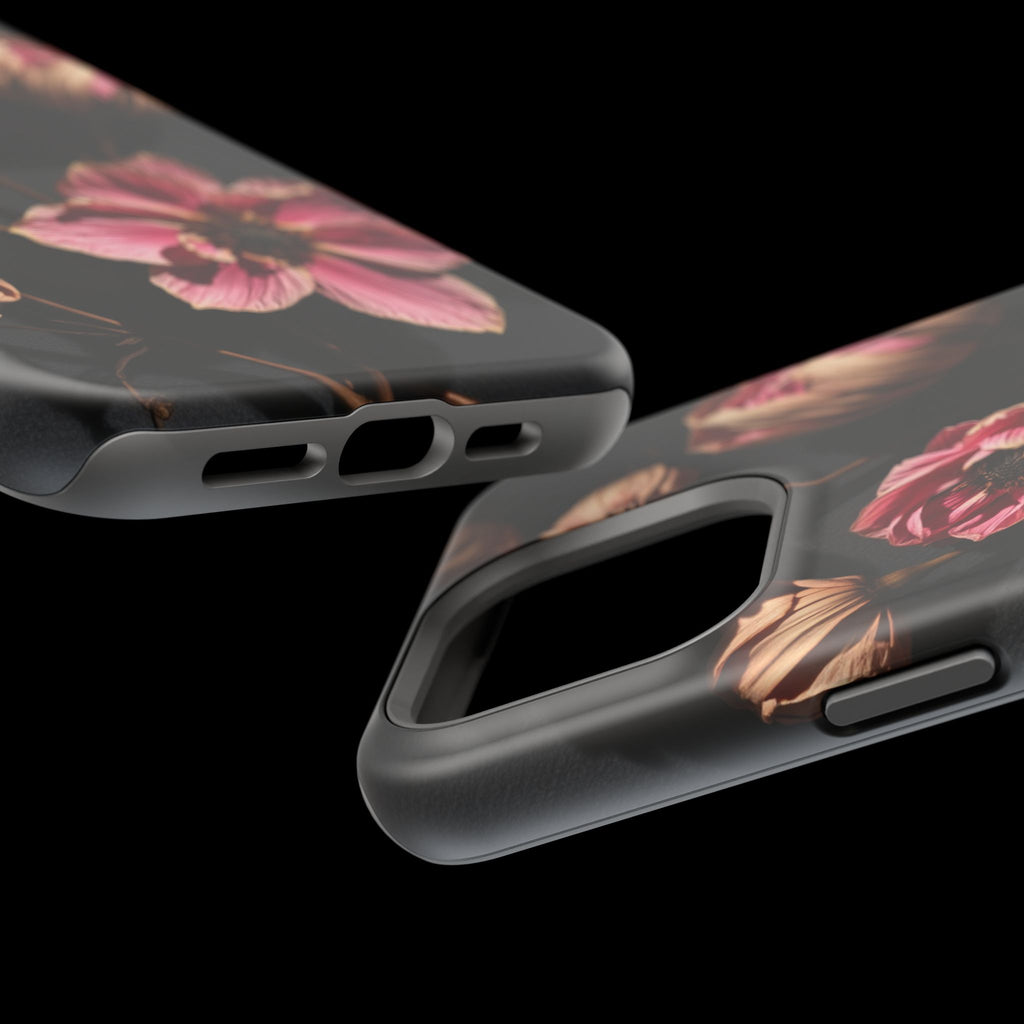 iPhone Dried Flower Flat Lay Electric Art Slim Snap Case · iPhone Case