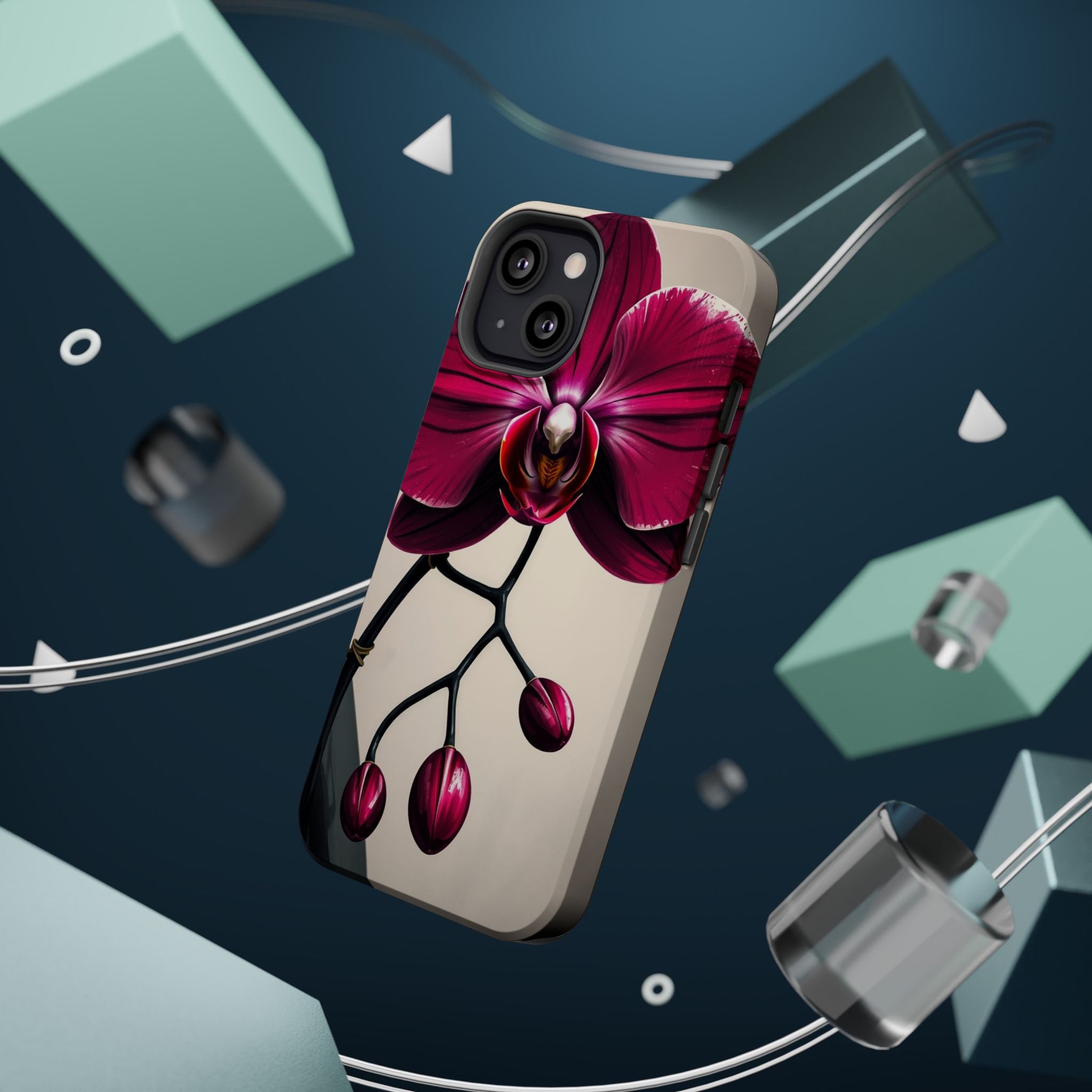 iPhone Orchid Study Enchanted Art Bold Modern Everyday Snap Case · iPhone Case
