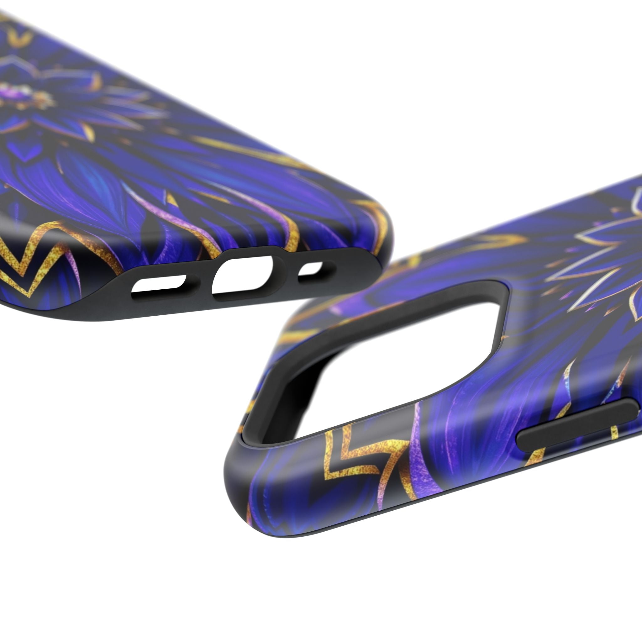 iPhone Floral Mandala Electric Art 14 Slim Everyday Designer Case · iPhone Case