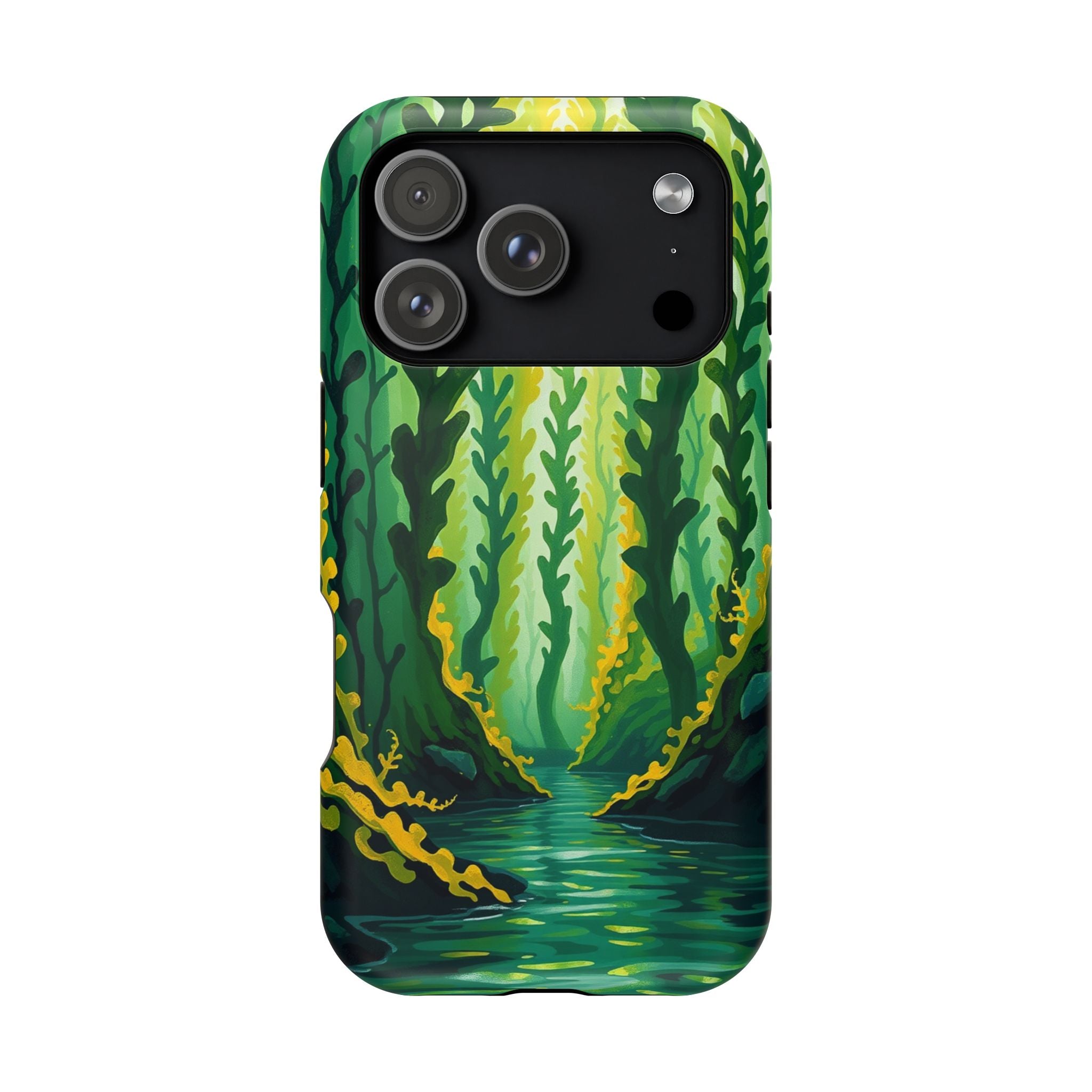 iPhone Kelp Forest Oil Painting Impressionist Slim iPhone Everyday · iPhone Case