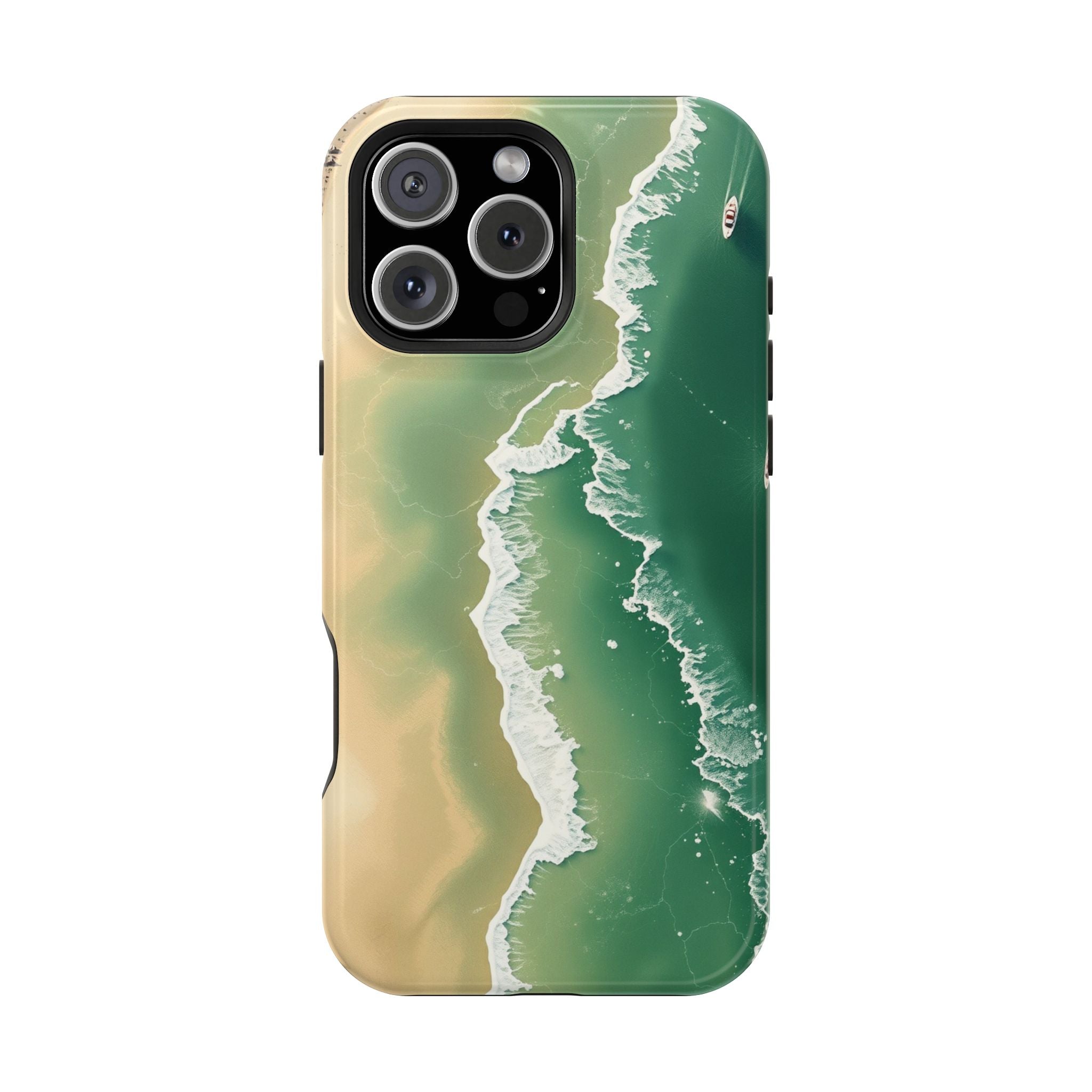 iPhone Shoreline Aerial Bold Art Bold Modern Everyday Snap Case · iPhone Case