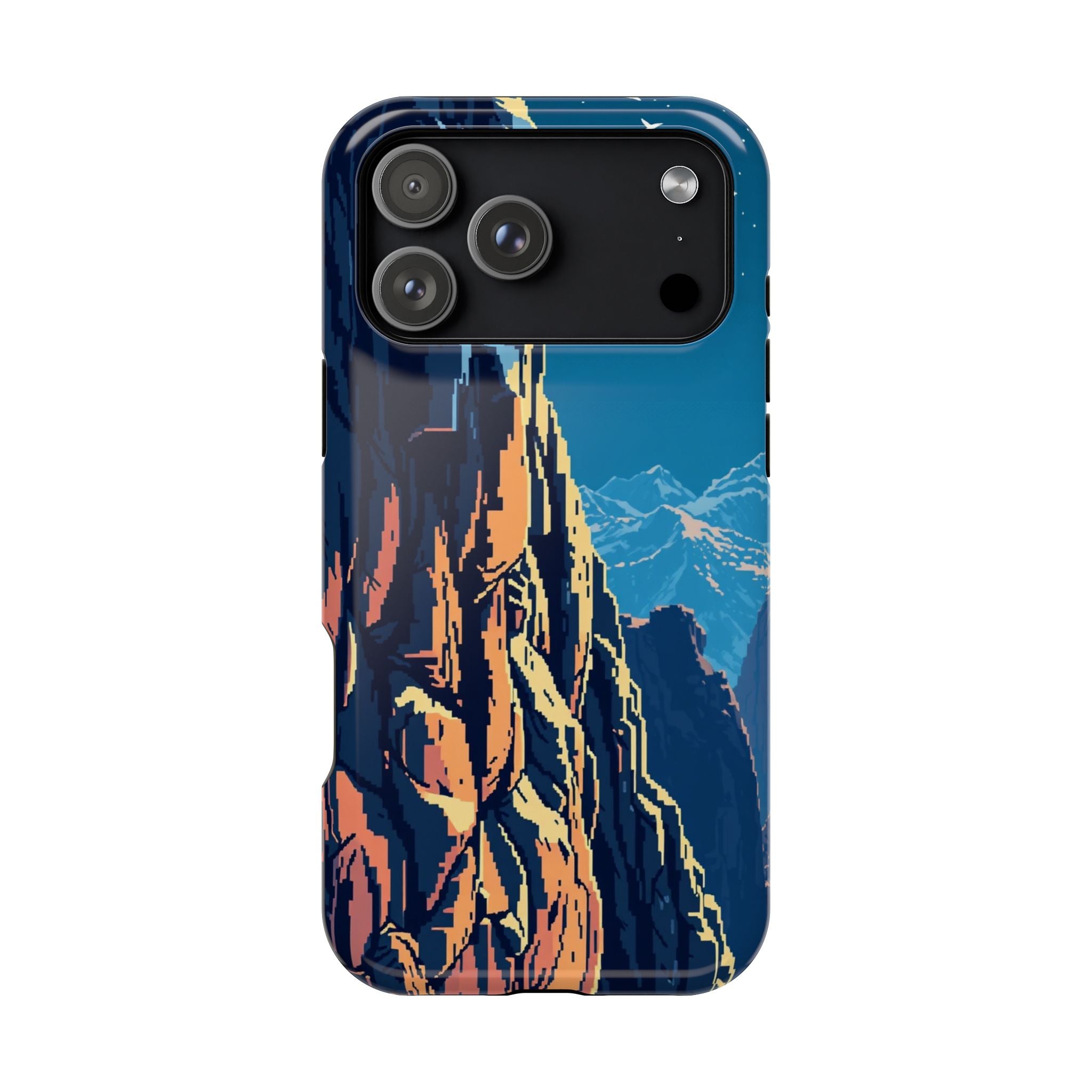 iPhone Midnight Blue And Silver Canyon Wall Slim iPhone Everyday · iPhone Case