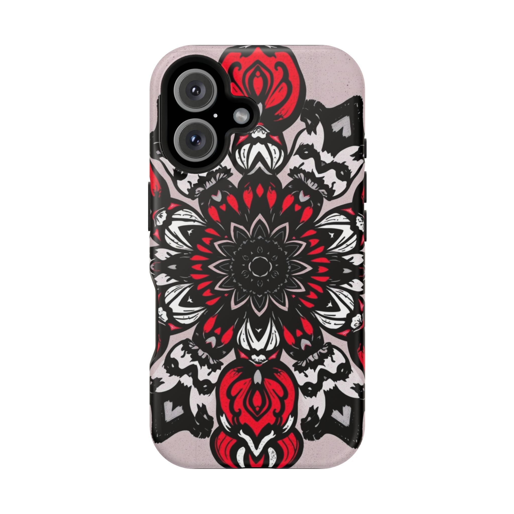 iPhone Floral Mandala Bold Art Slim Everyday Designer Case · iPhone Case