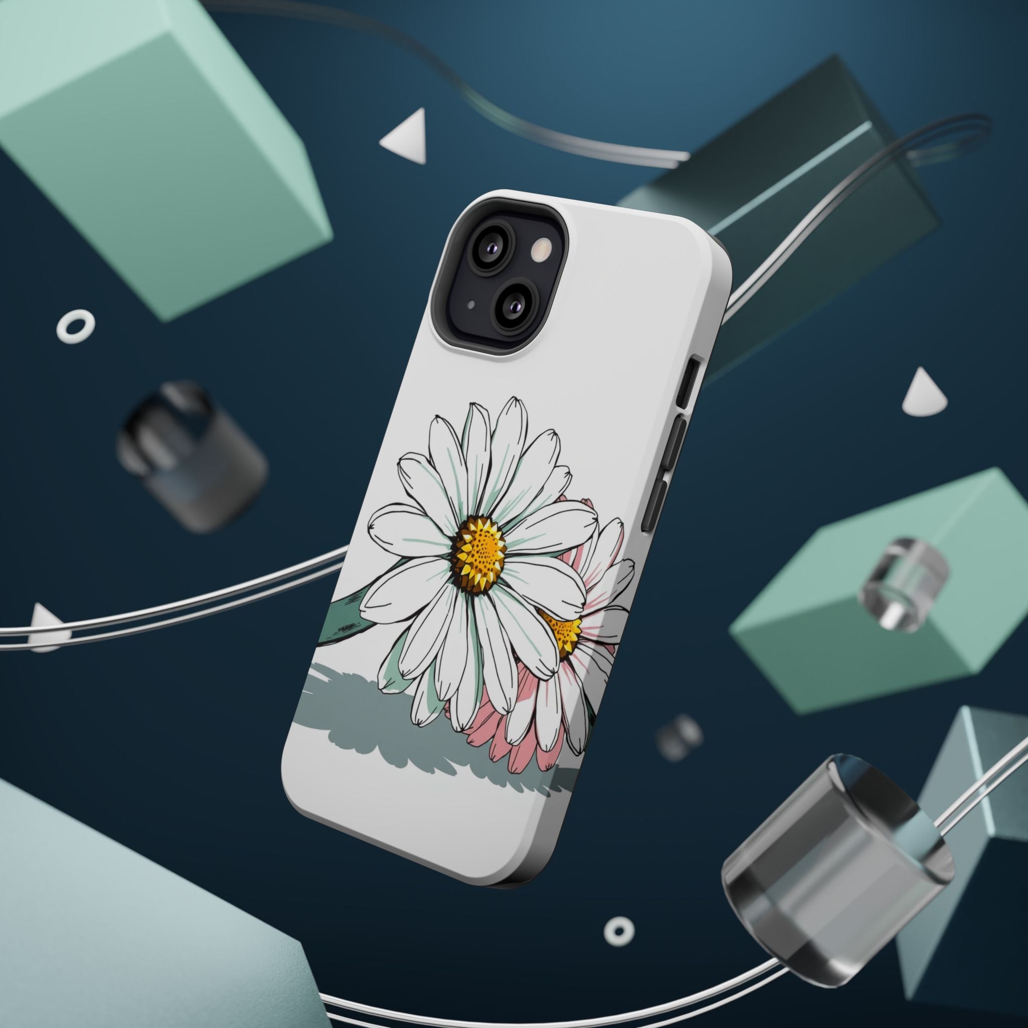 iPhone Daisy Chain Hand-Drawn Sketch Slim Everyday Designer Case · iPhone Case