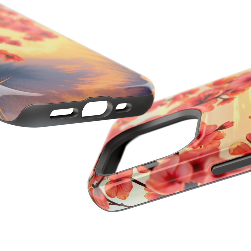 iPhone Sunset Amber And Peach Blossom Trail Slim Snap Cas Carry Case · iPhone Ca